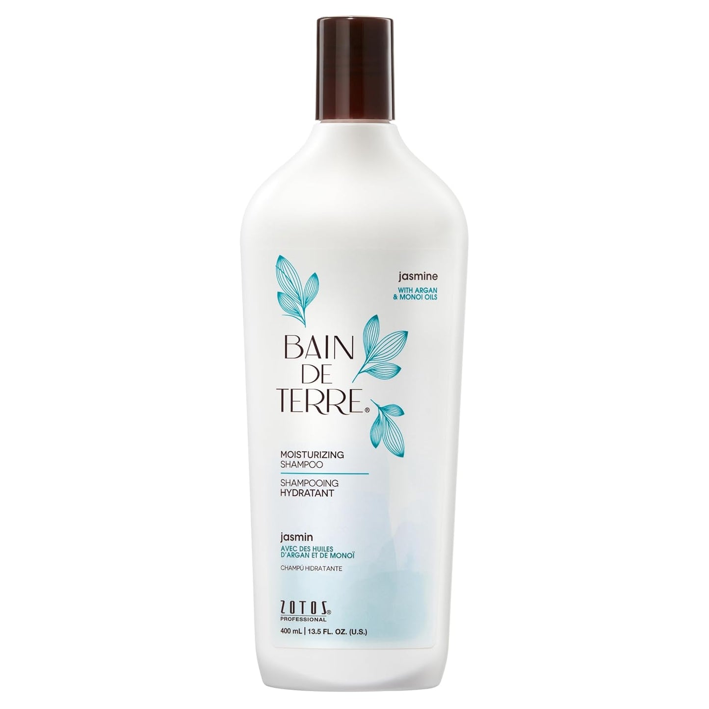 Bain de Terre Moisturizing Shampoo — current-livery front packshot, plain white background