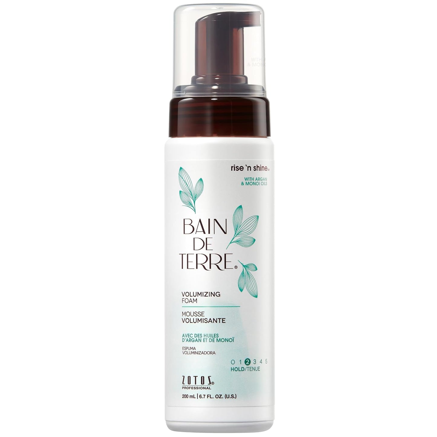 Bain de Terre Rise N' Shine Volumizing Foam — current-livery front packshot, plain white background