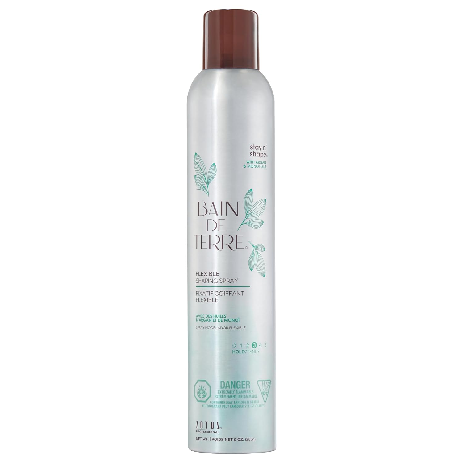 Bain de Terre Stay N' Shape Flexible Shaping Spray — current-livery front packshot, plain white background