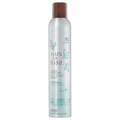Bain de Terre Stay N' Shape Flexible Shaping Spray — current-livery front packshot, plain white background