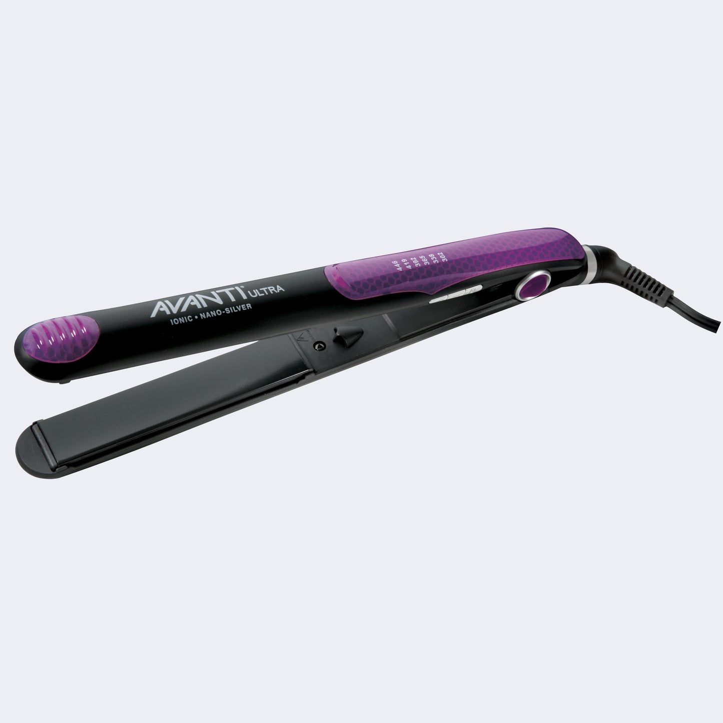 Avanti Ultra Ionic 1" Nano-Silver & Tourmaline Flat Iron – Six Heat Settings / Fer plat ionique Avanti Ultra nano-argent et tourmaline de 1 po – Six réglages de chaleur