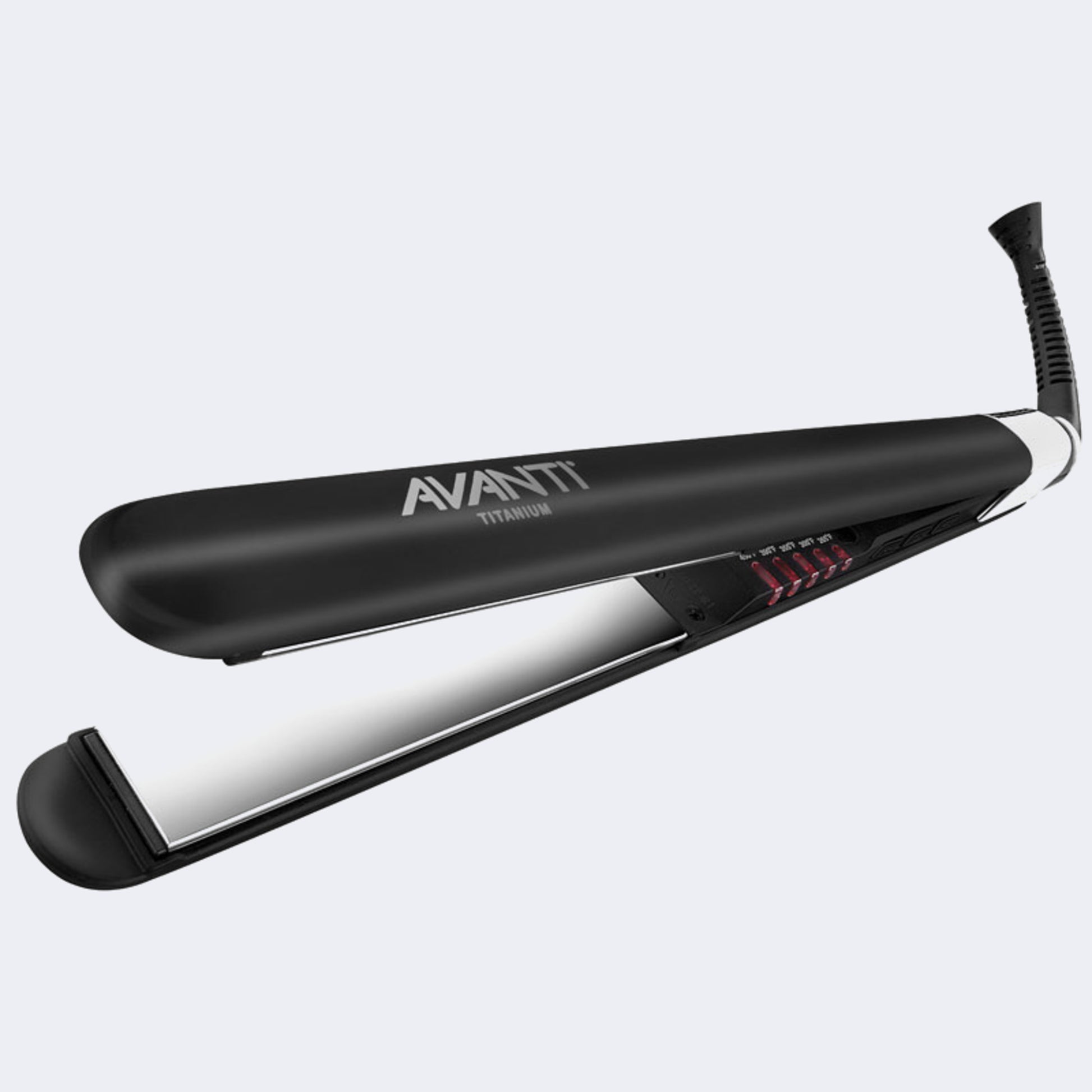 Avanti 1" Titanium Flat Iron – Rounded Styling Body / Fer plat Avanti en titane de 1 po – Boîtier arrondi polyvalent