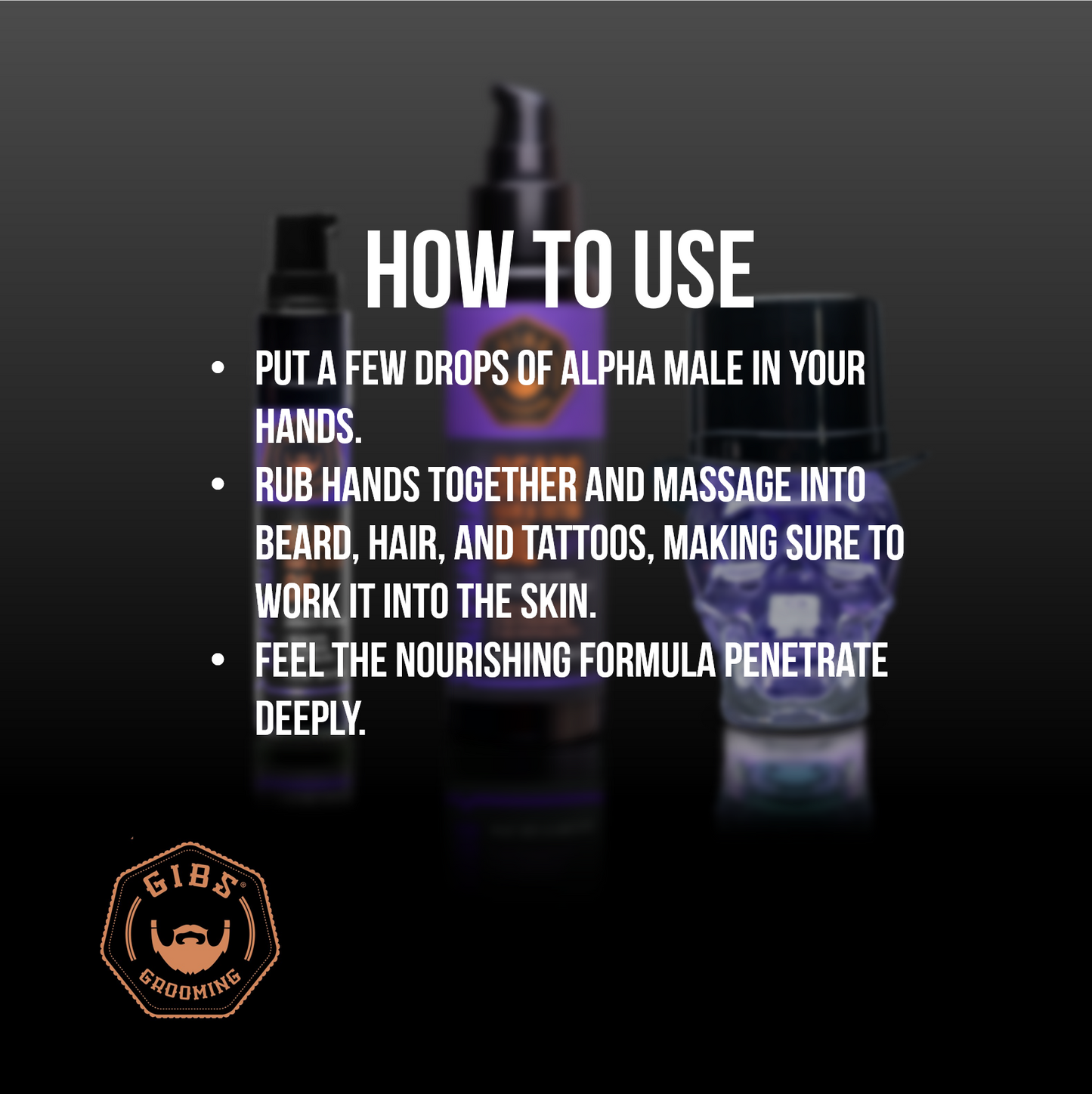 Alpha Male Beard, Hair & Tattoo Oil