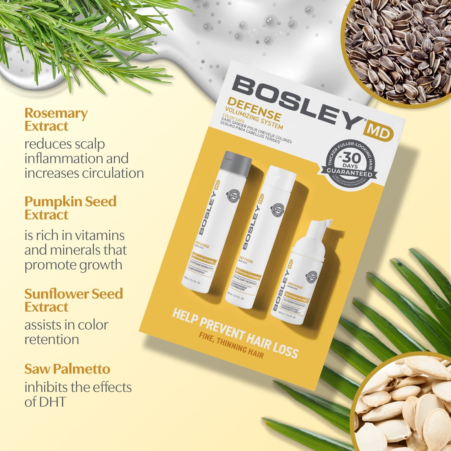 BosleyMD BosDefense Color Safe 30 Day Kit – current benefits image