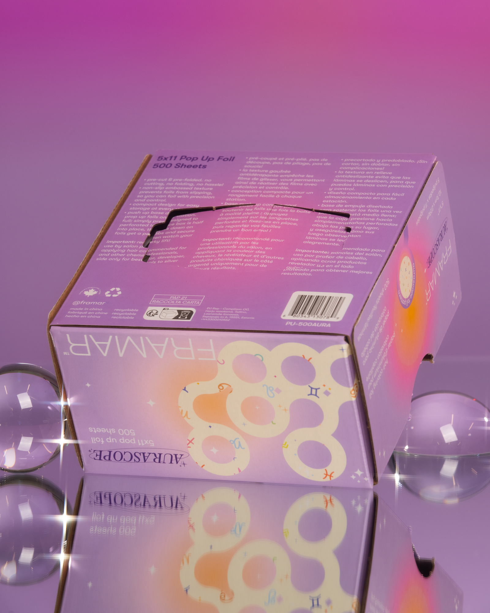 Framar Aurascope Pop-Up Foil – 5 x 11 in, 500 Sheets