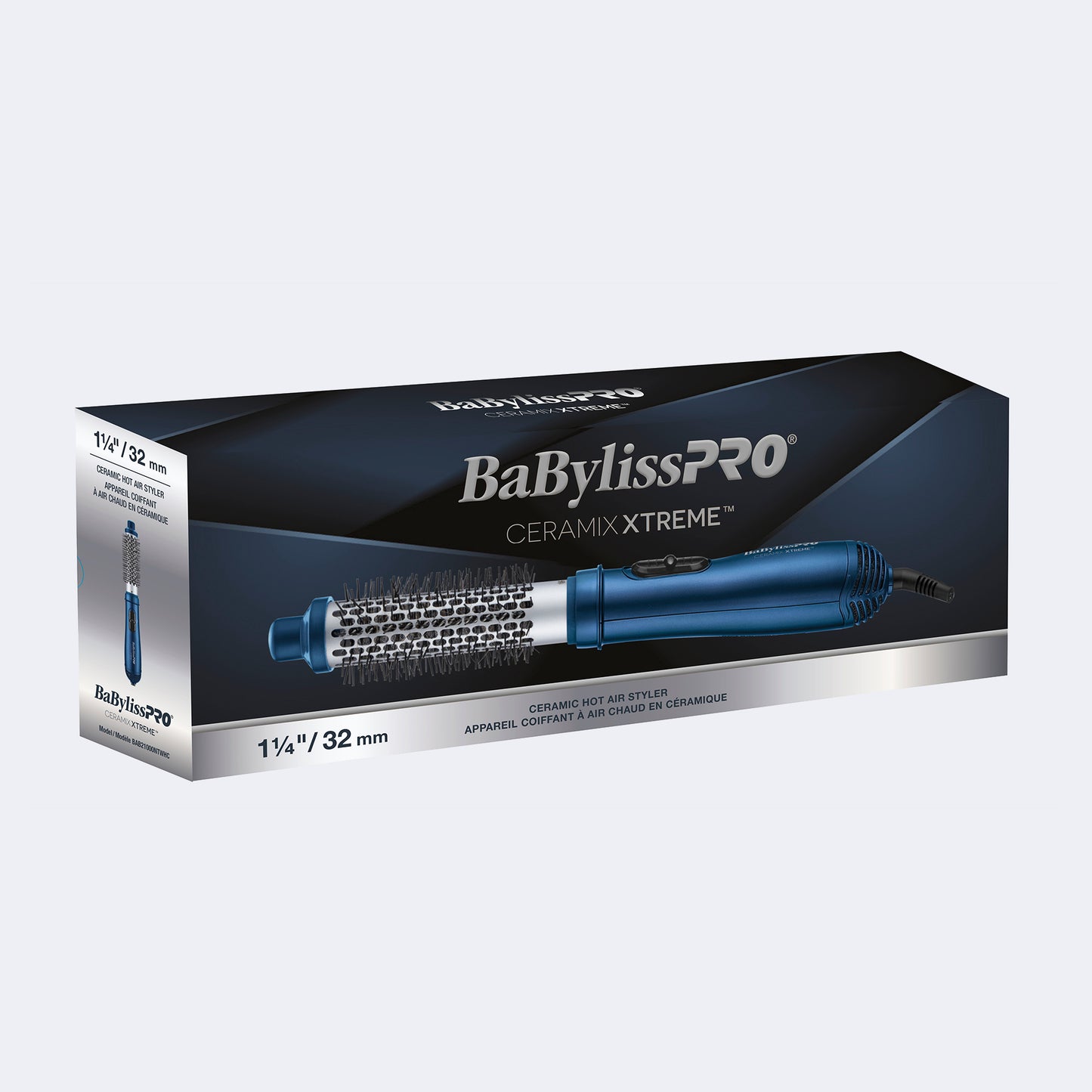 BaBylissPRO Ceramix Xtreme Hot Air Brush – One-Step Blowouts, Three Sizes
