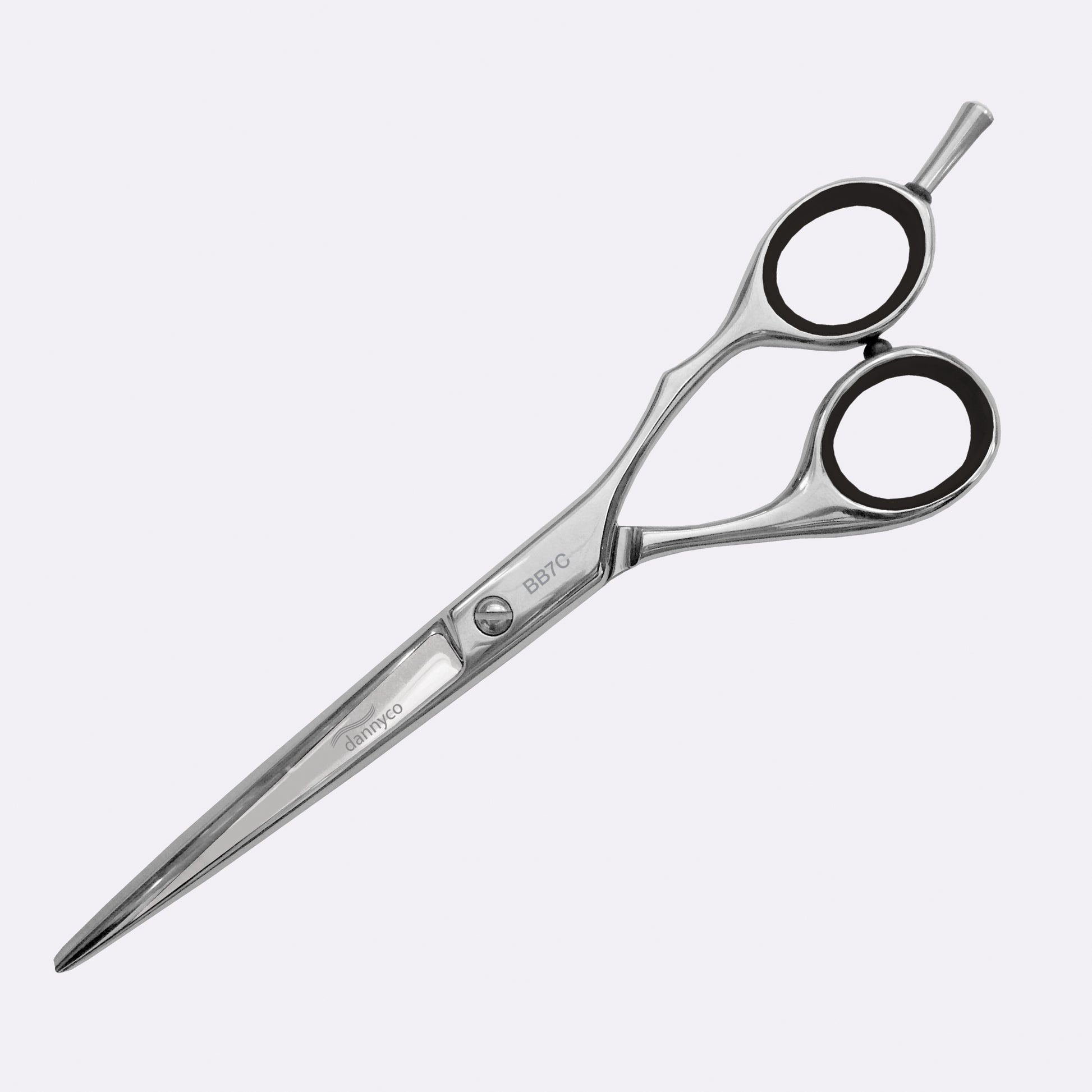 Dannyco BB 7" 440C Barber Shears – Offset Handle / Ciseaux de barbier Dannyco BB 7 po en acier 440C – branches décalées