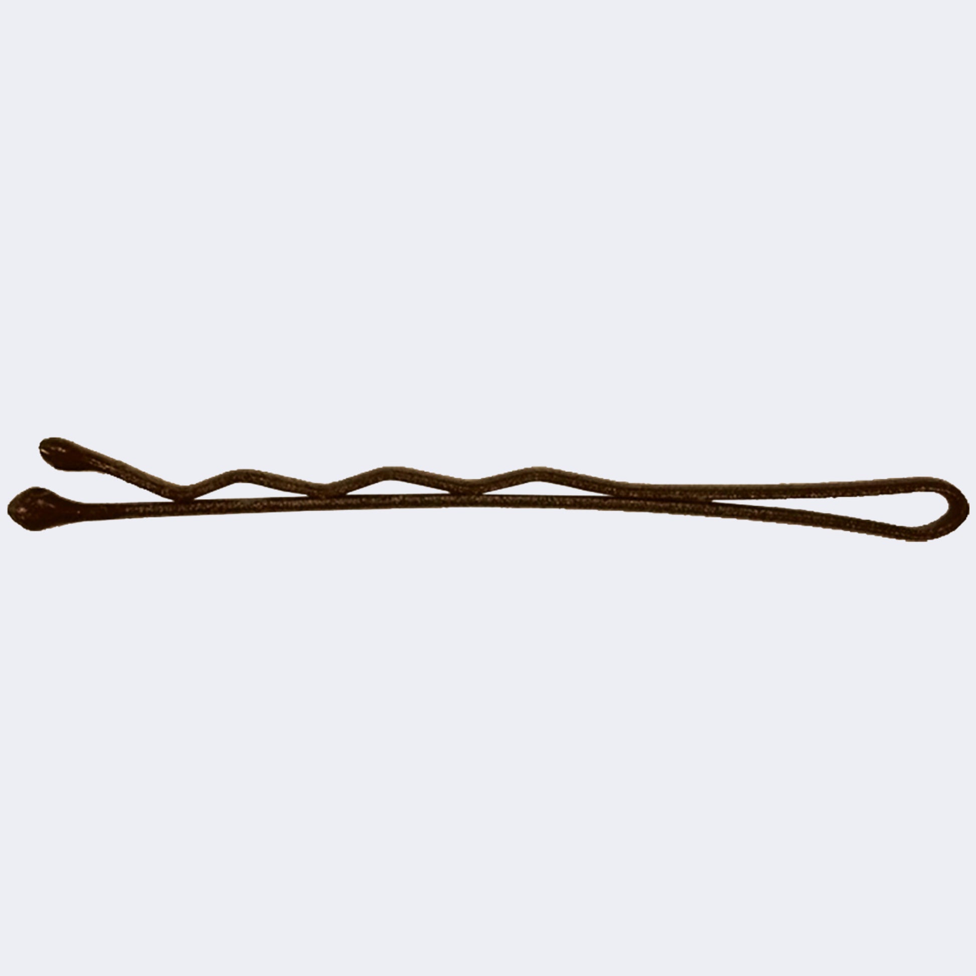 BaBylissPRO Textured Crimped Bobby Pins – Brown, Half-Pound Box