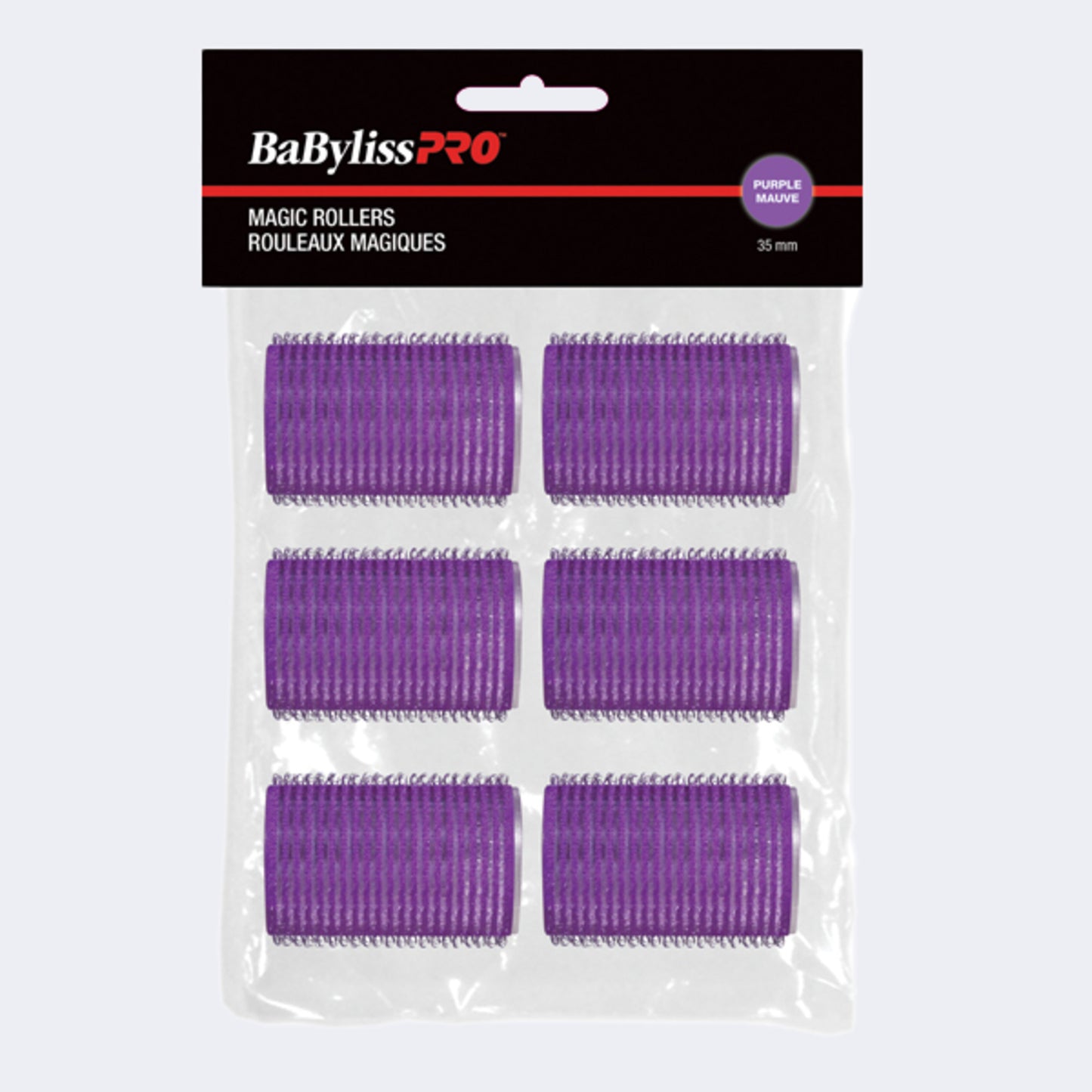 BaBylissPRO Self-Gripping Magic Rollers – Nine Diameters, One Colour per Size