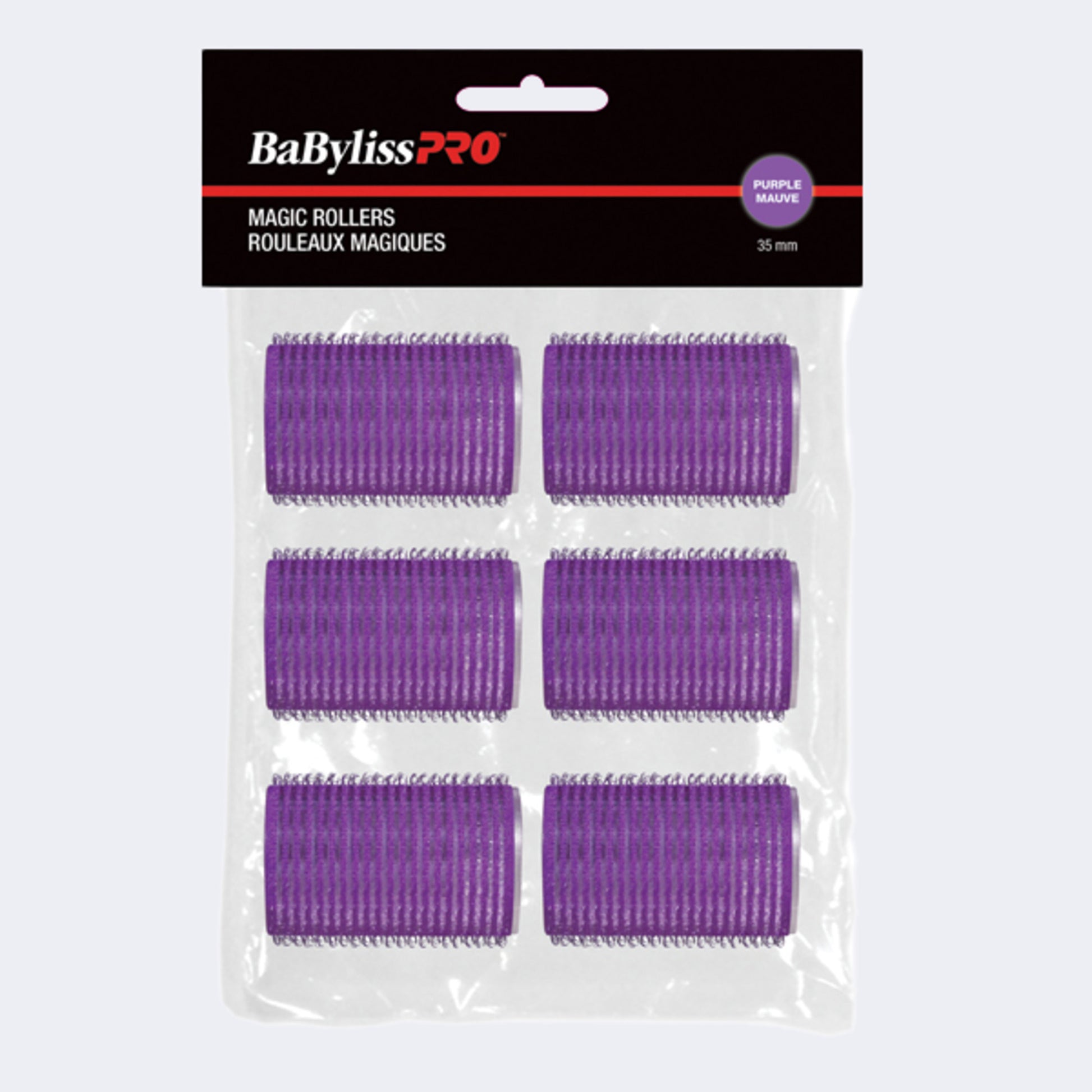 BaBylissPRO Self-Gripping Magic Rollers – Nine Diameters, One Colour per Size