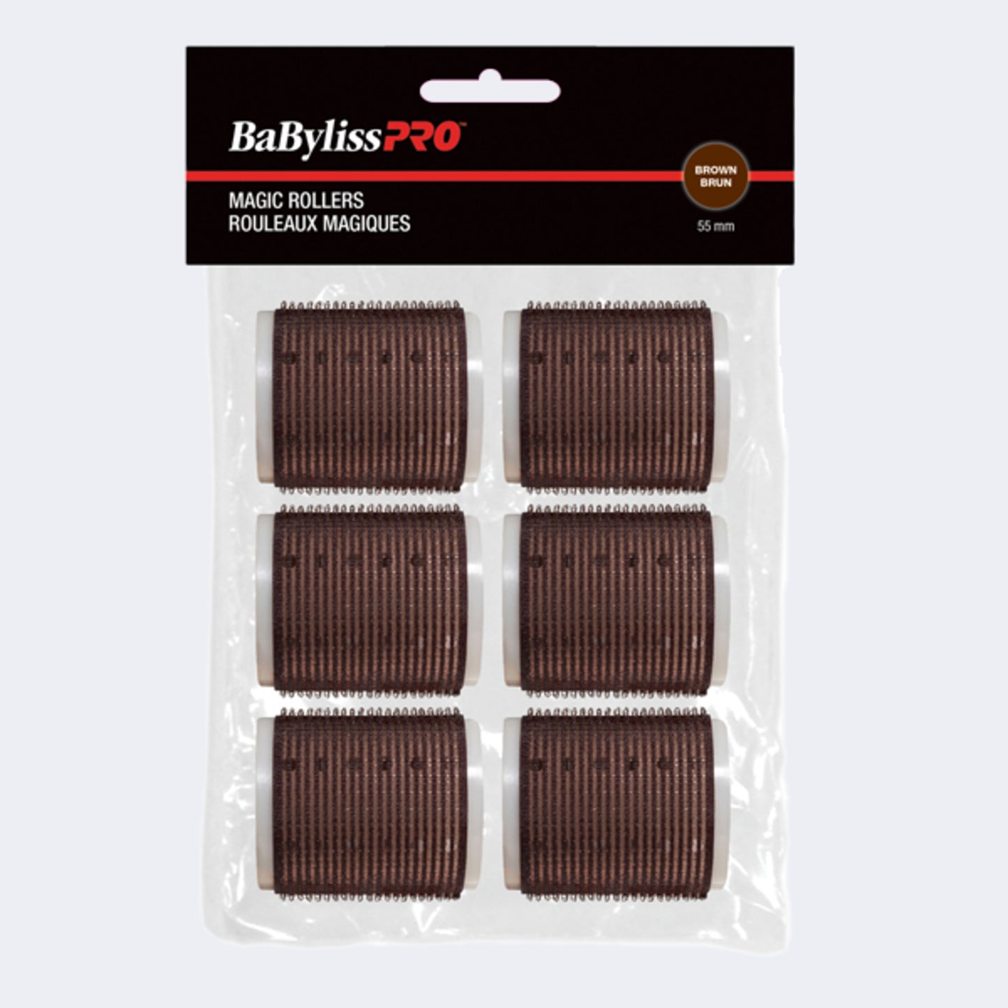 BaBylissPRO Self-Gripping Magic Rollers – Nine Diameters, One Colour per Size
