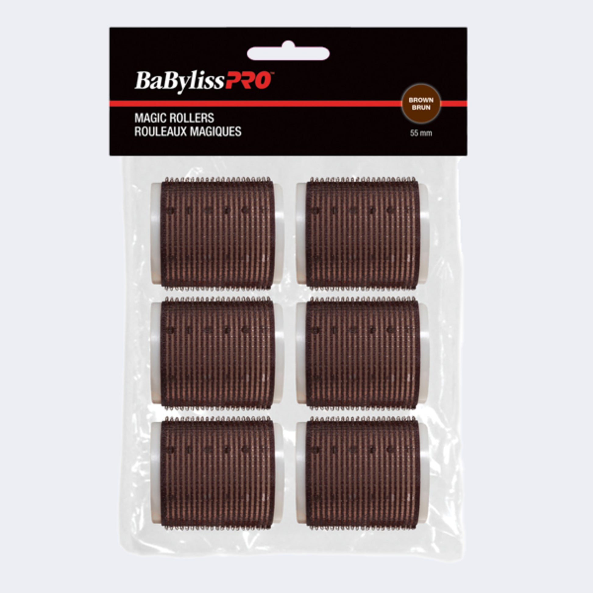 BaBylissPRO Self-Gripping Magic Rollers – Nine Diameters, One Colour per Size