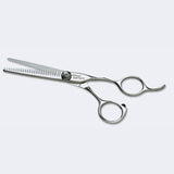 Dannyco 5-1/2" 24-Tooth Texturizing Shears – Offset Handle / Ciseaux texturisants Dannyco 5 1/2 po à 24 dents – branches décalées