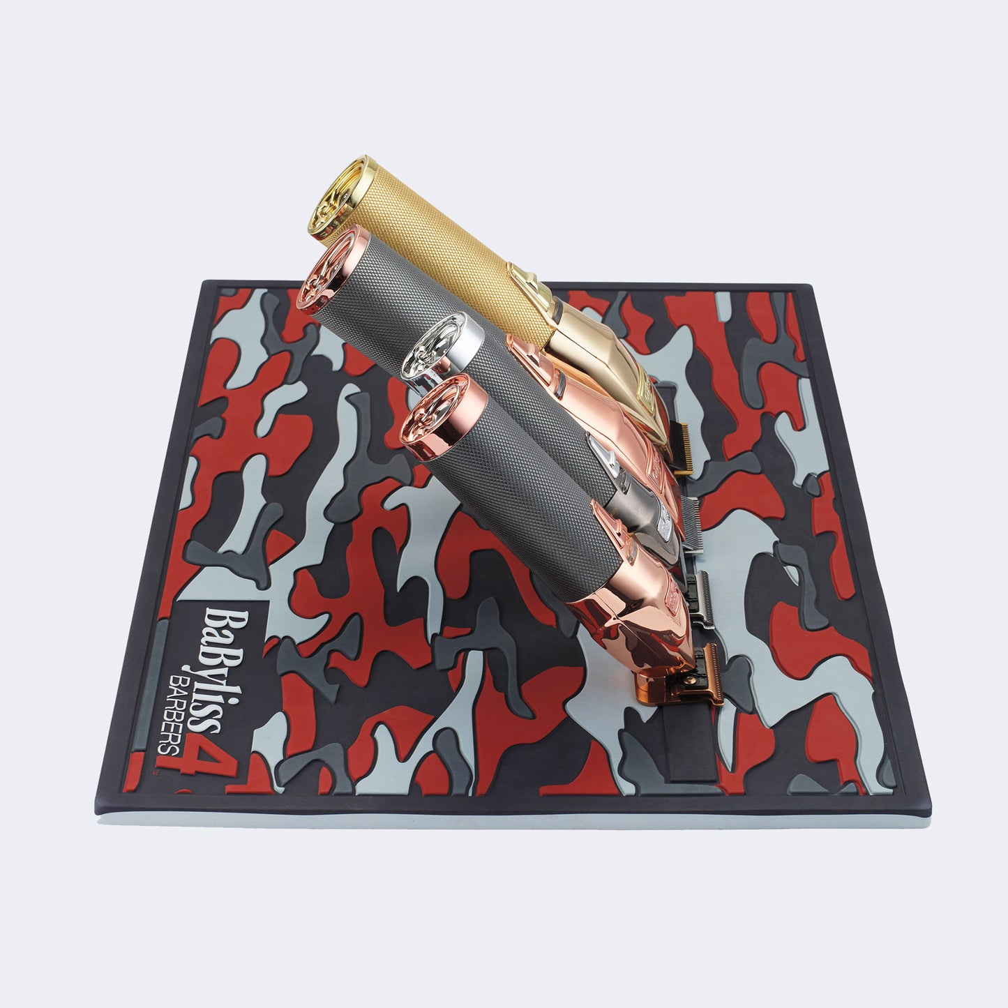 BaBylissPRO – Red Camo Magnetic Strip Barber Mat