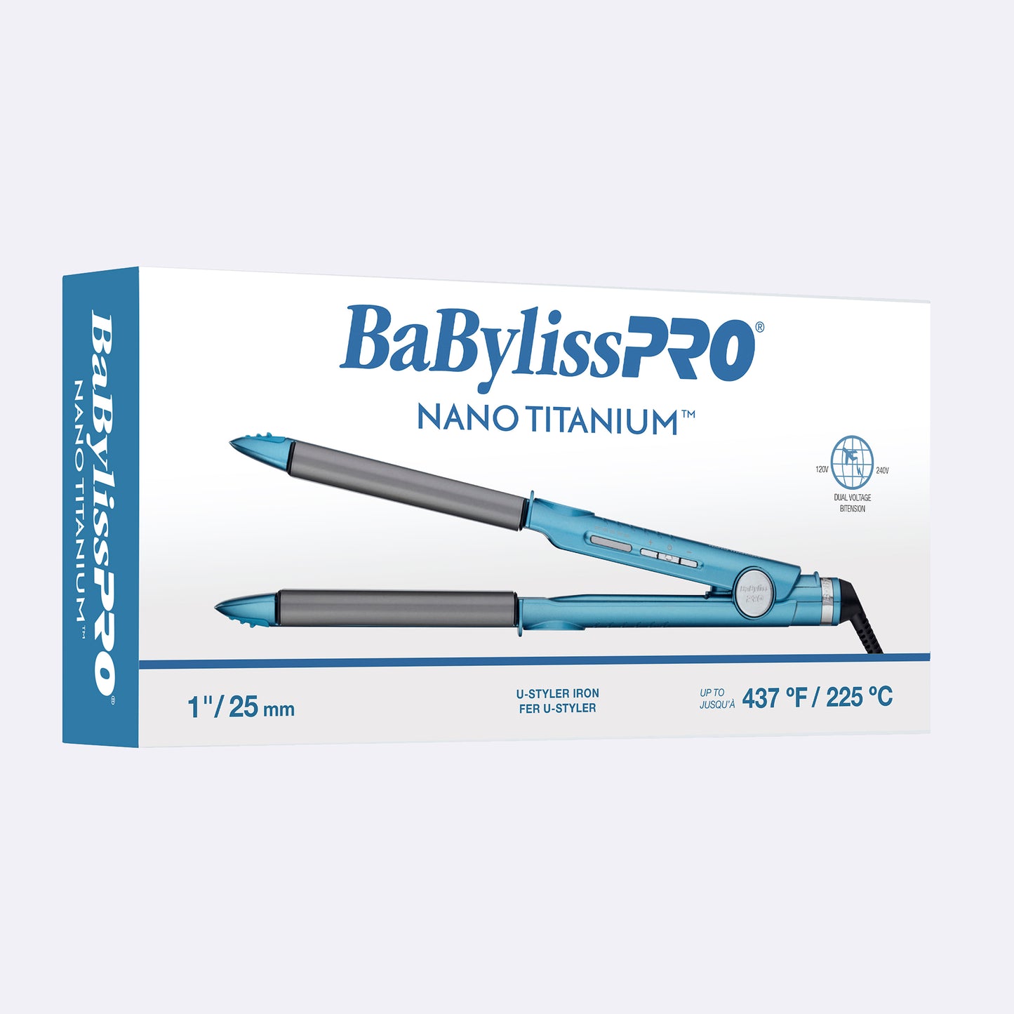 BaBylissPRO Nano Titanium U Styler – Straighten, Wave and Curl
