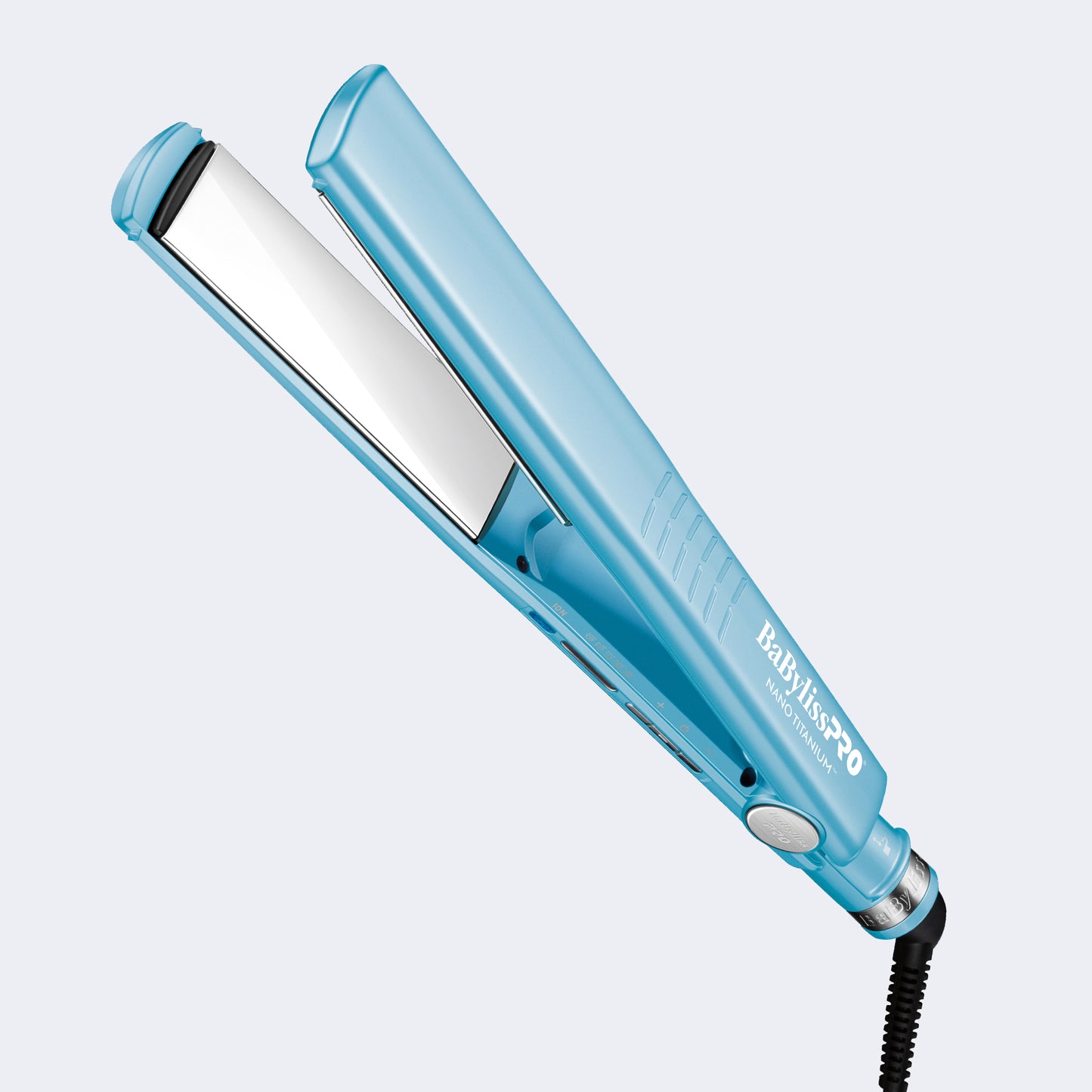 BaBylissPRO Nano Titanium Dual Ionic Flat Iron – 1-1/4 Inch, Ions On or Off