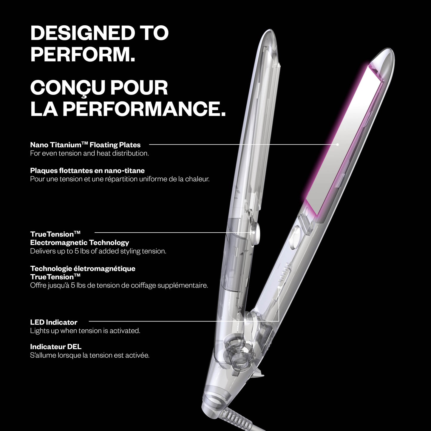 BaBylissPRO Nano Titanium TrueTension Flat Iron – Signature Collection