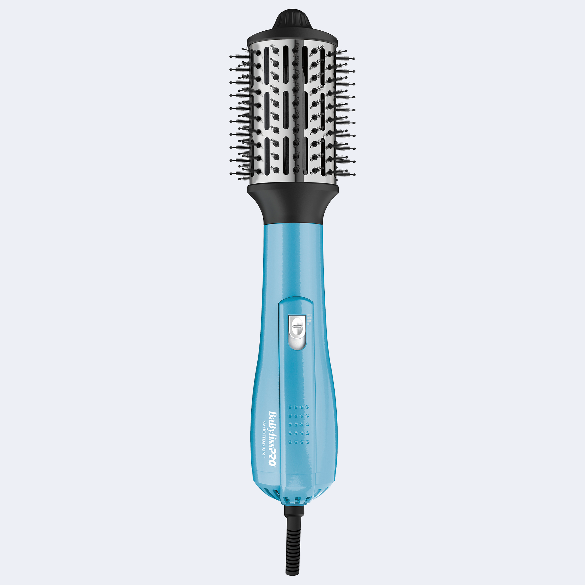 BaBylissPRO Nano Titanium Oval Hot Air Brush – Dry and Style in One Step