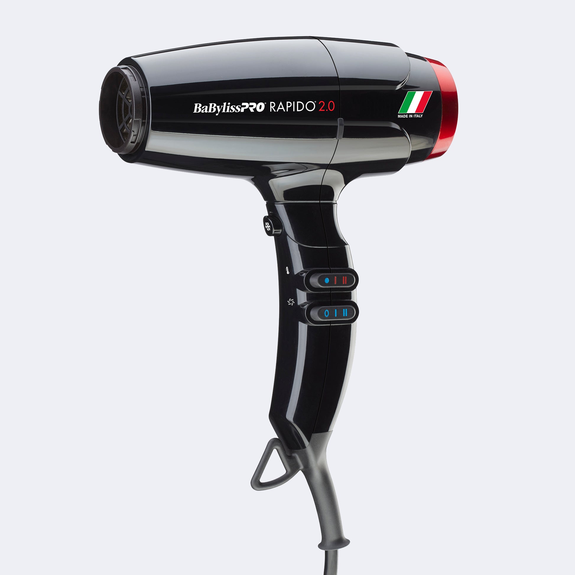 BaBylissPRO Rapido 2.0 Hairdryer – Brushless Digital Motor, Crafted in Italy