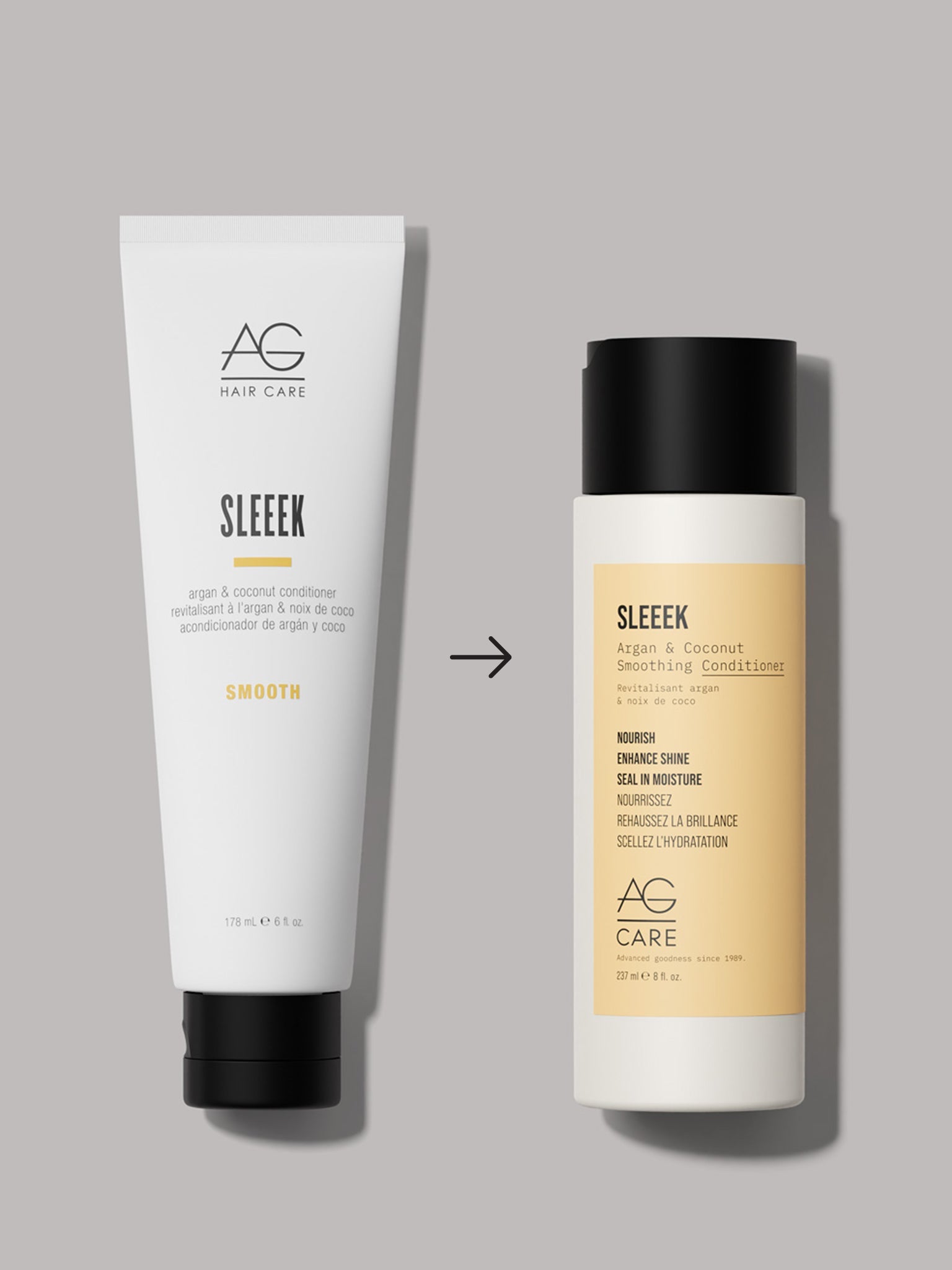 AG Sleeek Argan & Coconut Smoothing Conditioner | AG Care | ProHair.ca