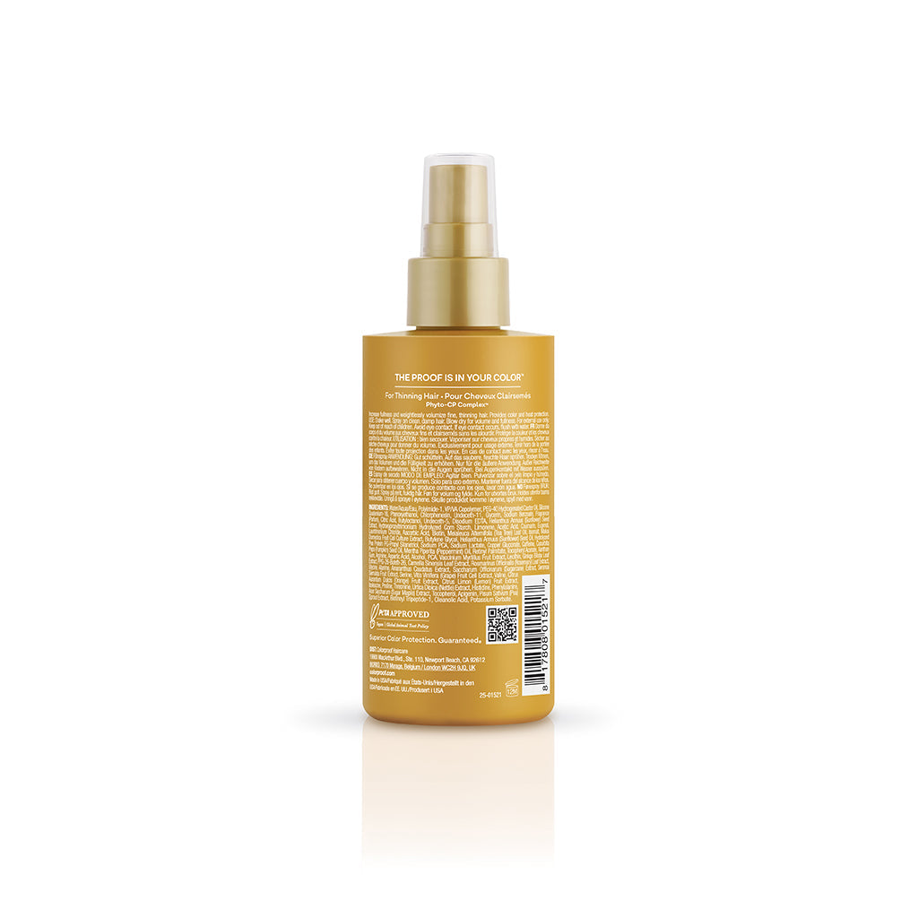Colorproof Biorepair Thicken Blow Dry Spray 200 ml – back label