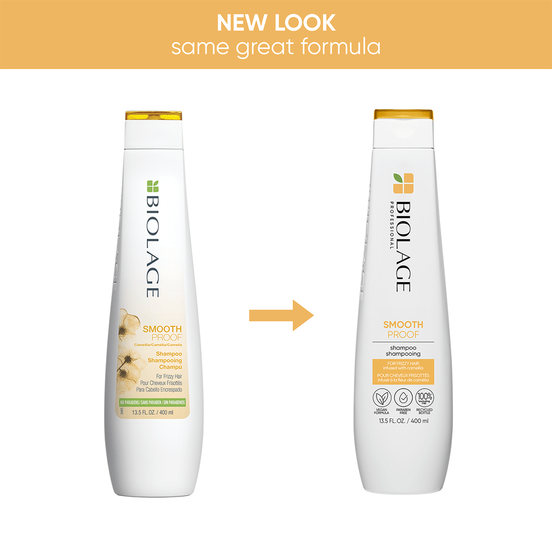 Biolage SmoothProof Shampoo & Conditioner Duo– Anti-Frizz, Humidity Control, Camellia Oil Infused, Vegan