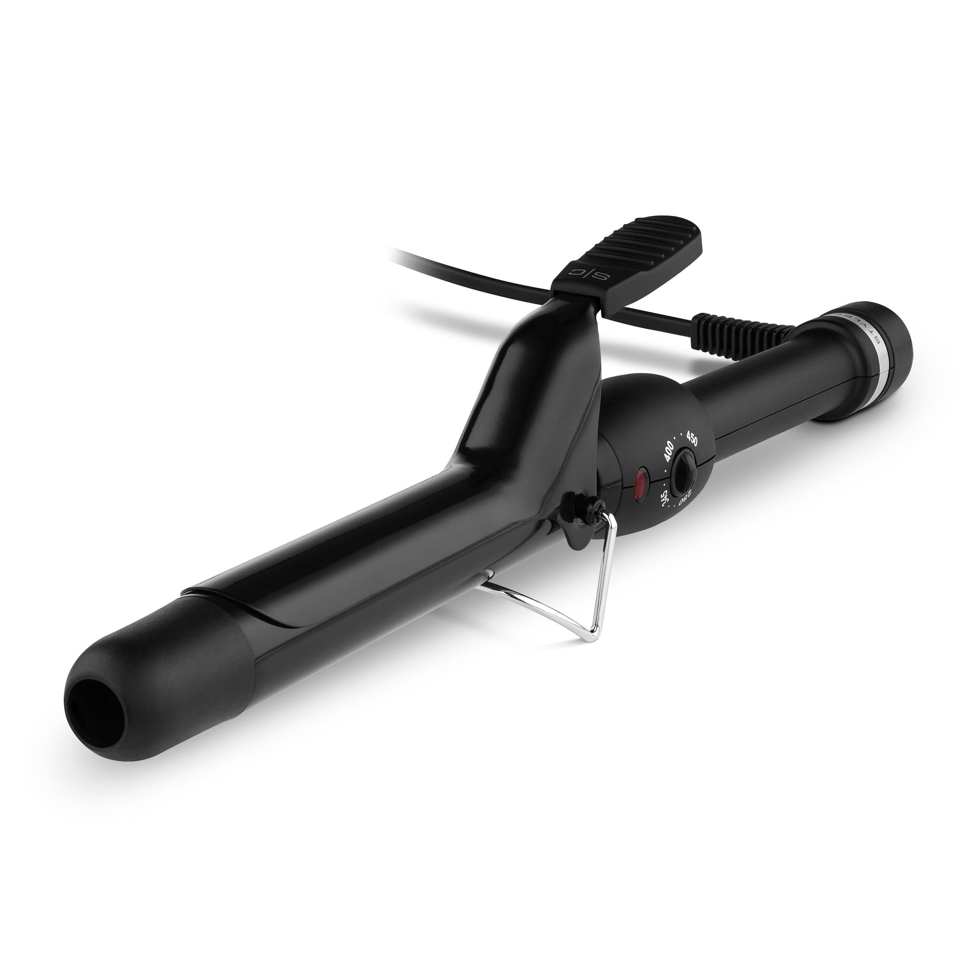 StyleCraft Stay-Temp Black Gold Professional Curling Iron – 1"