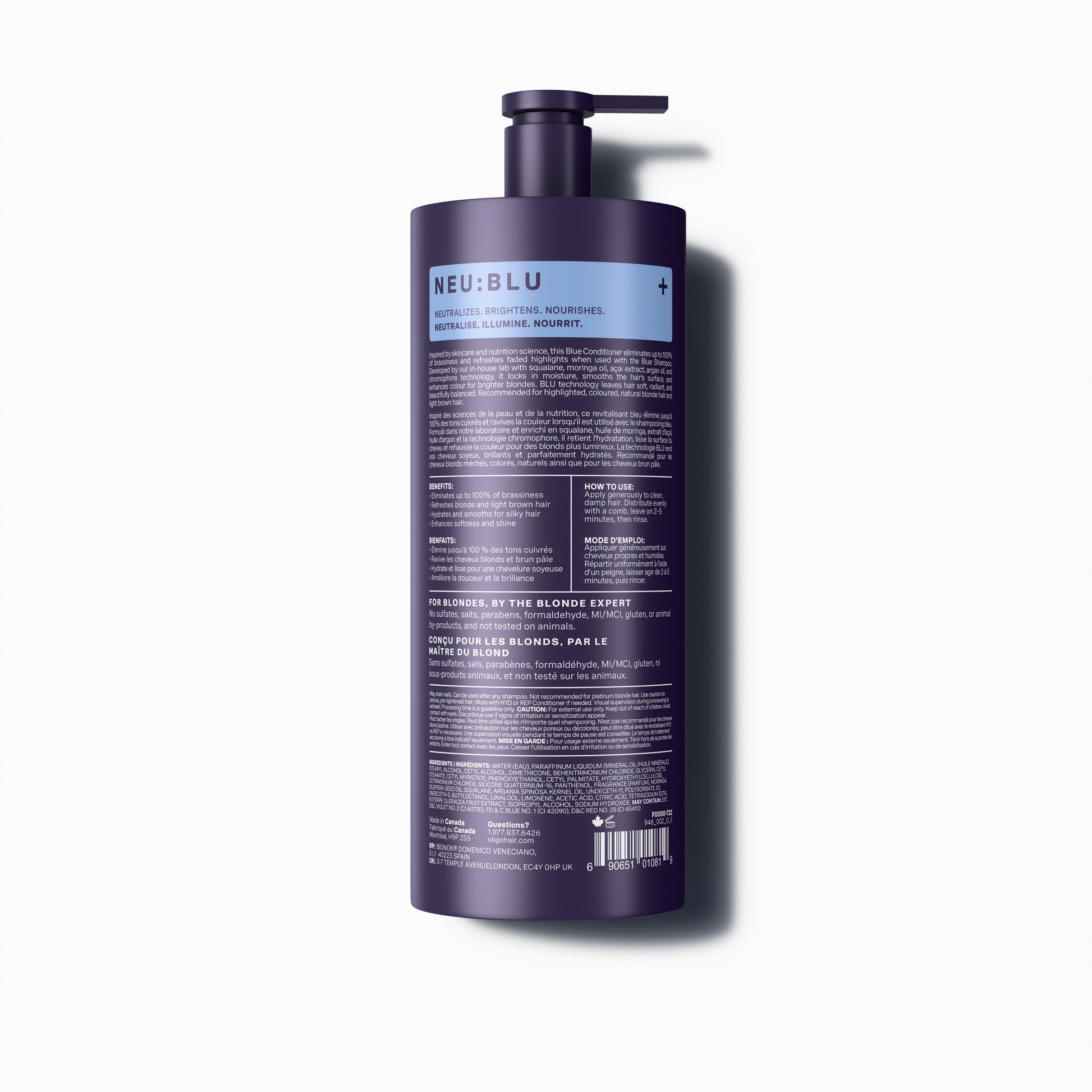Oligo Professionnel – Blacklight – Blue Conditioner Neu:Blu – official product view