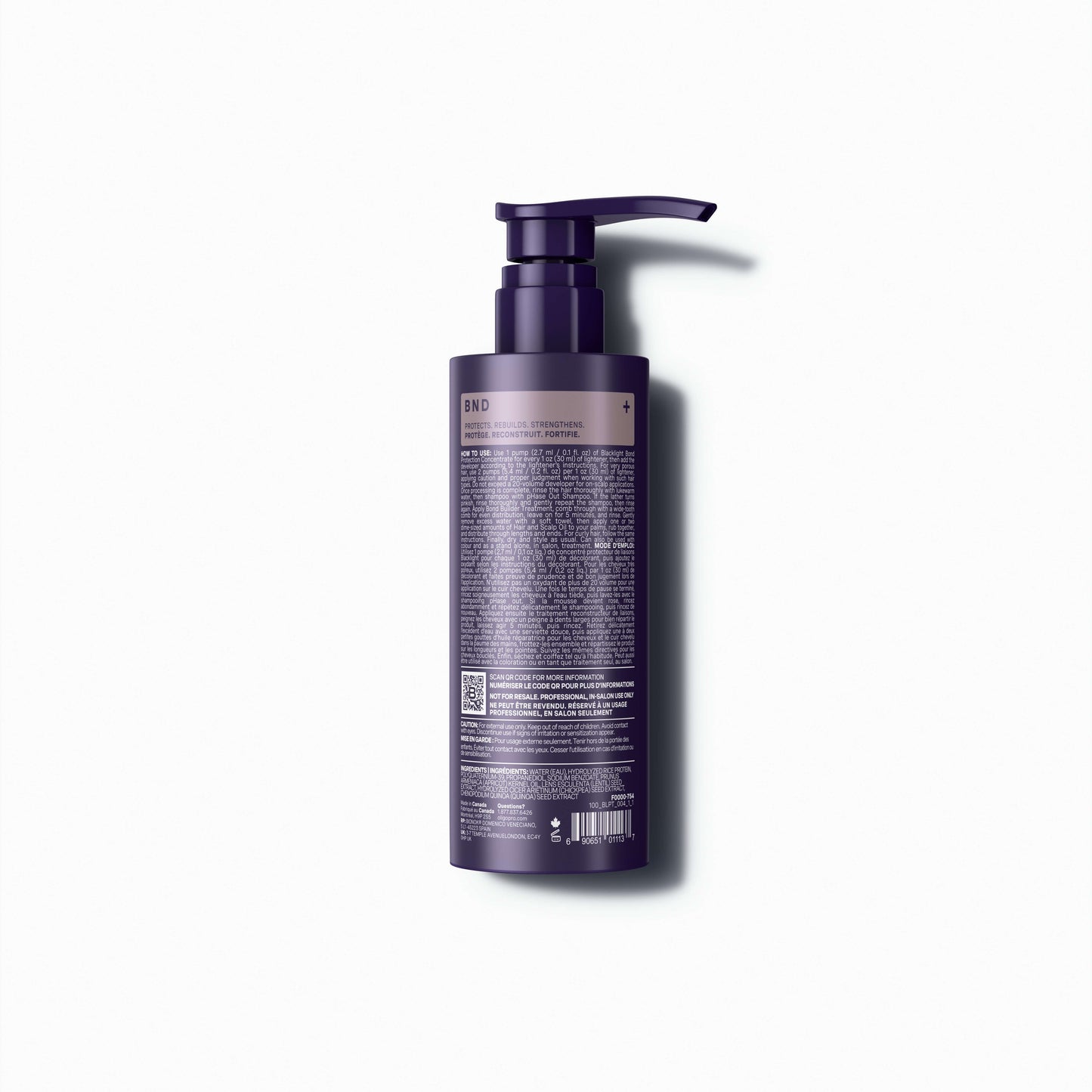 Oligo Professionnel – Blacklight Bond Protection Concentrate 100 ml – official product view