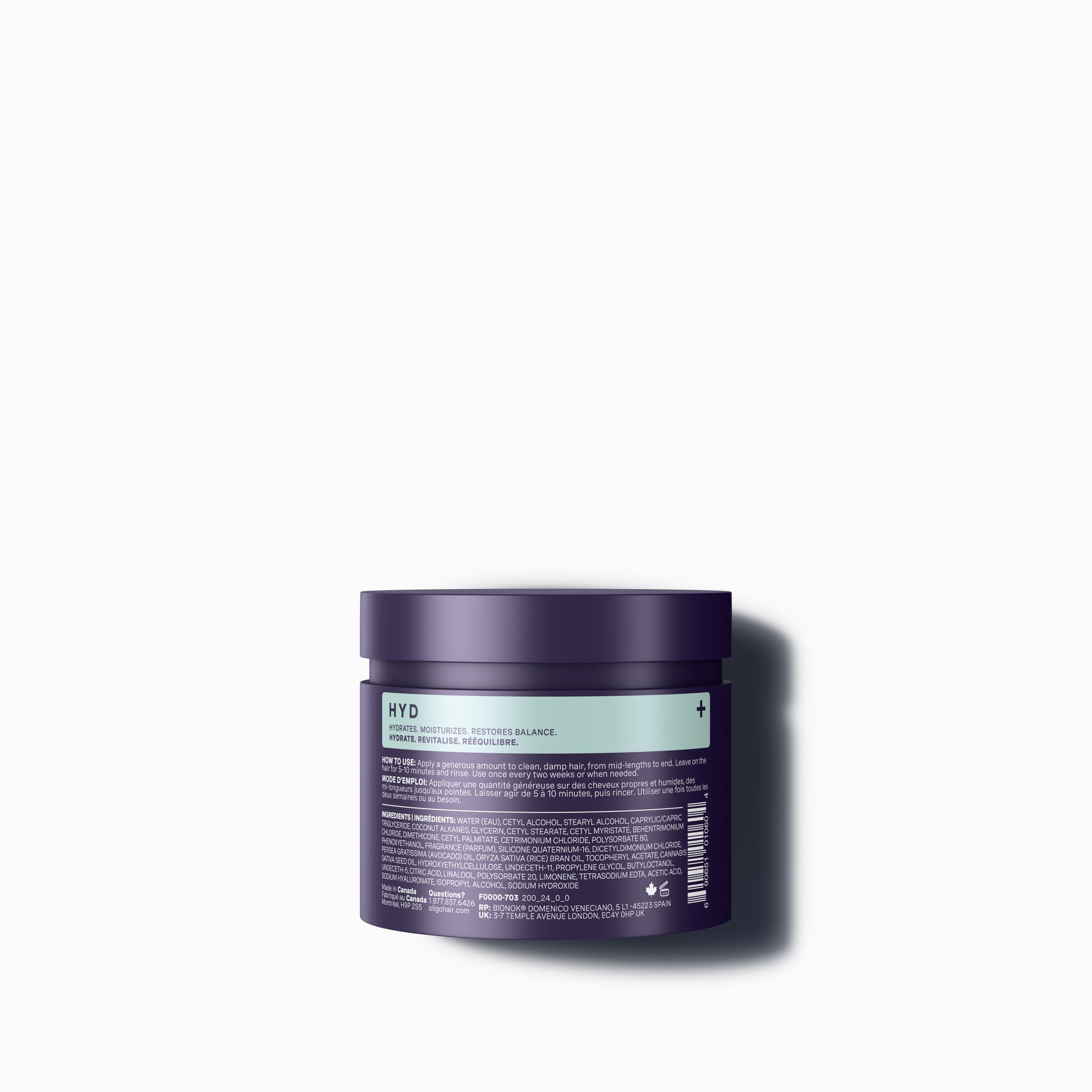 Oligo Professionnel – Blacklight – Intensive Hydrating Mask Hyd – official product view