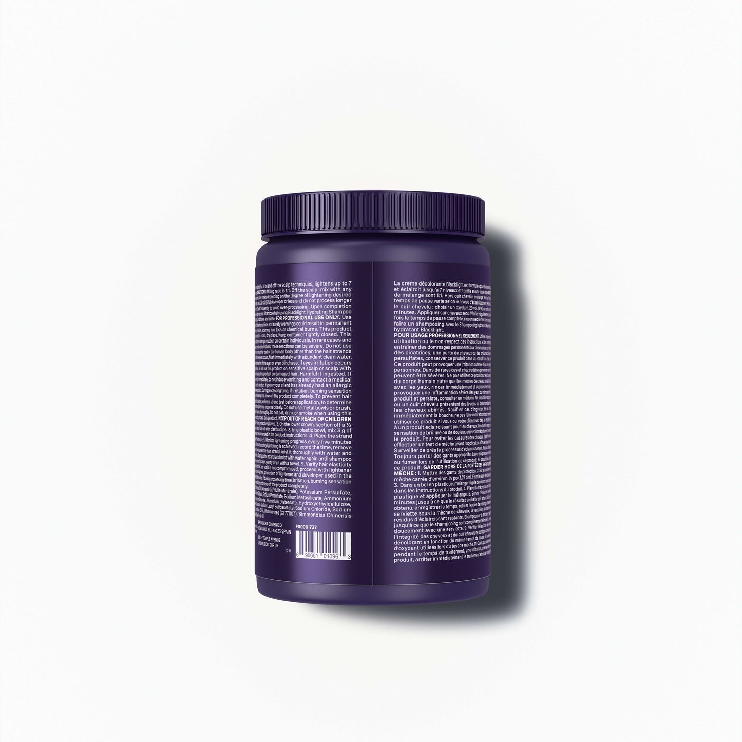 Oligo Professionnel – Blacklight Cream Lightener 1 kg – official product view