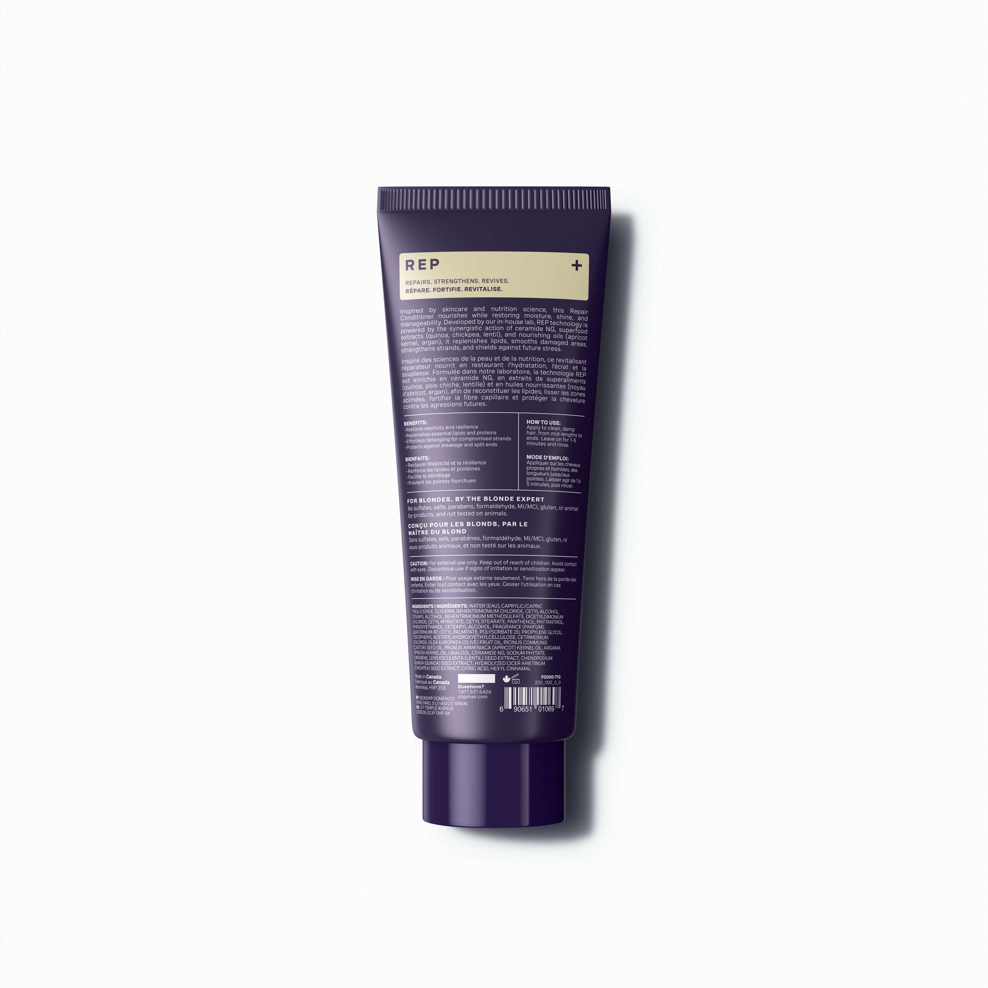 Oligo Professionnel – Blacklight – Repair Conditioner Rep – official product view