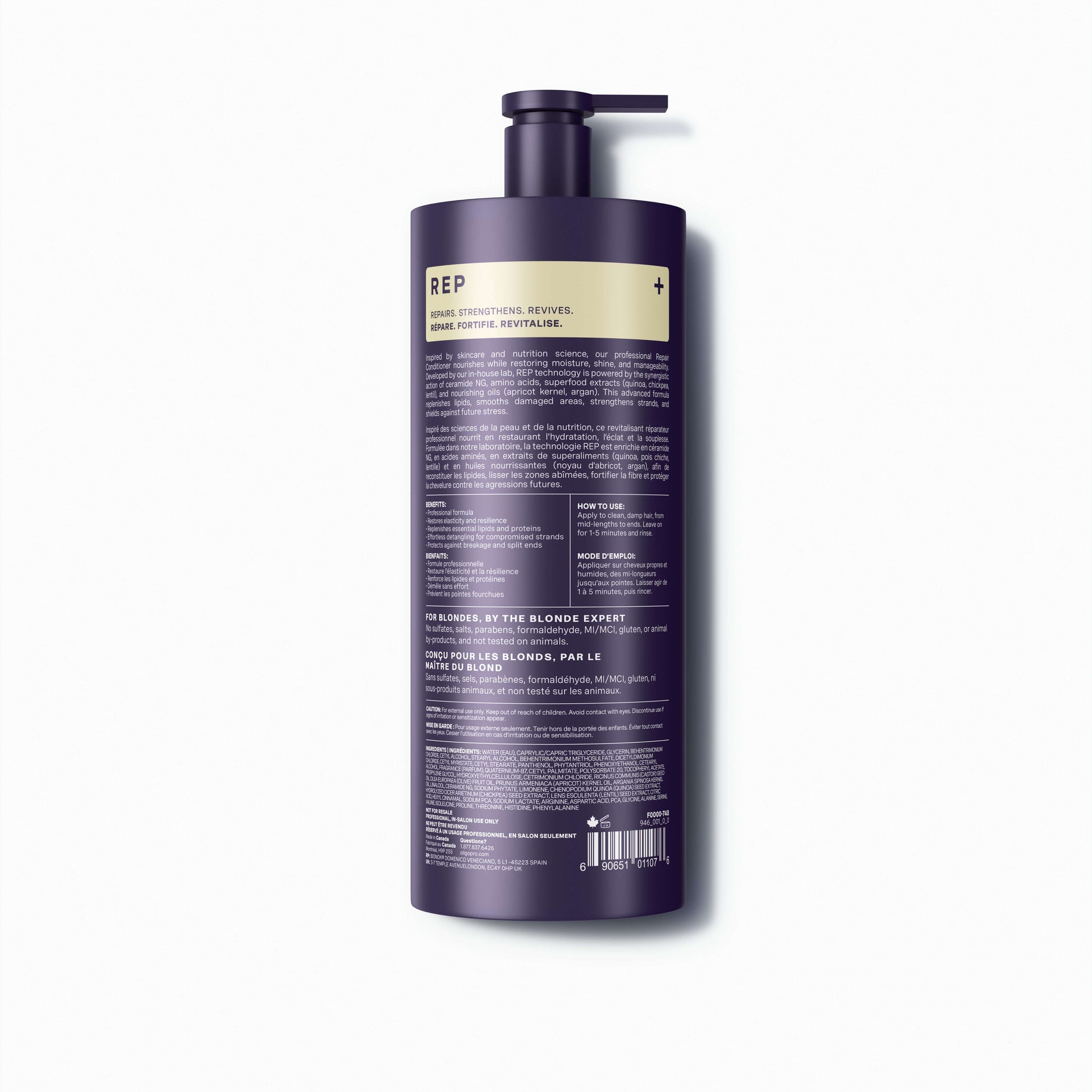 Oligo Professionnel – Blacklight Repair Conditioner Liter – Professionnel – official product view