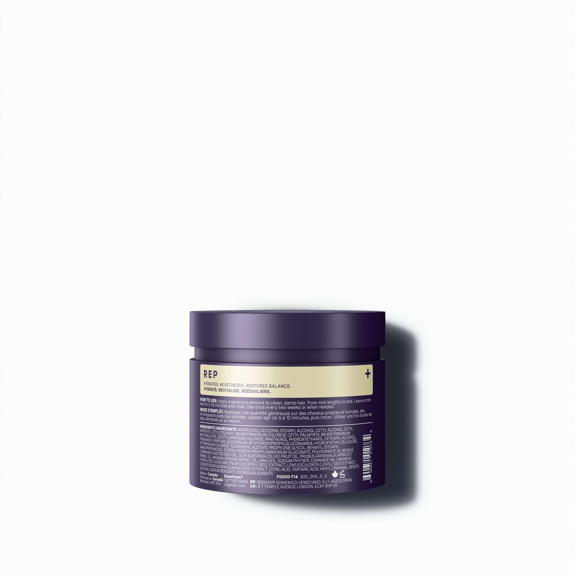 Oligo Professionnel – Blacklight – Repair Mask Rep – official product view