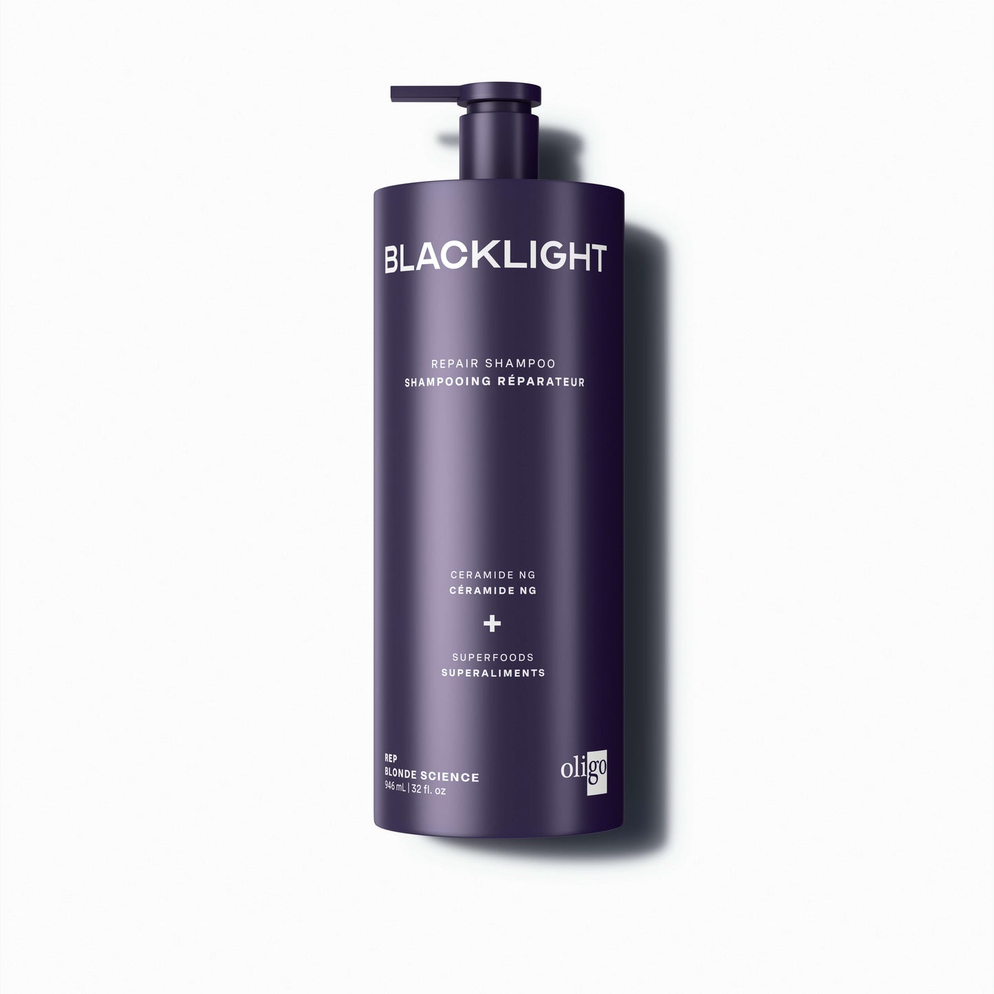 Oligo Professionnel – Blacklight – Repair Shampoo Rep – official product view