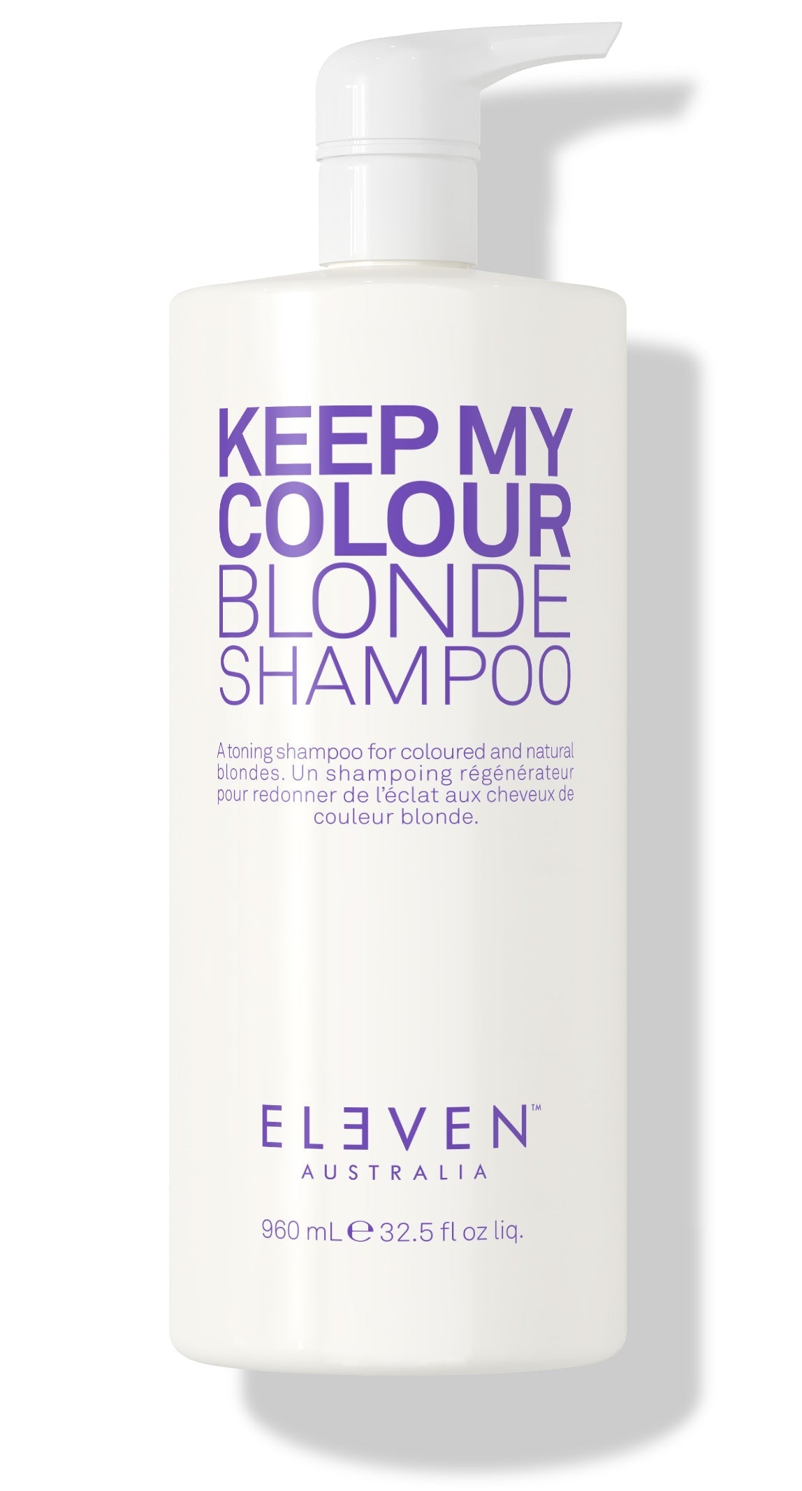 Eleven Australia Keep My Colour Blonde Shampoo – Protect Color Vibrancy – 960ml – ELEVEN Australia package