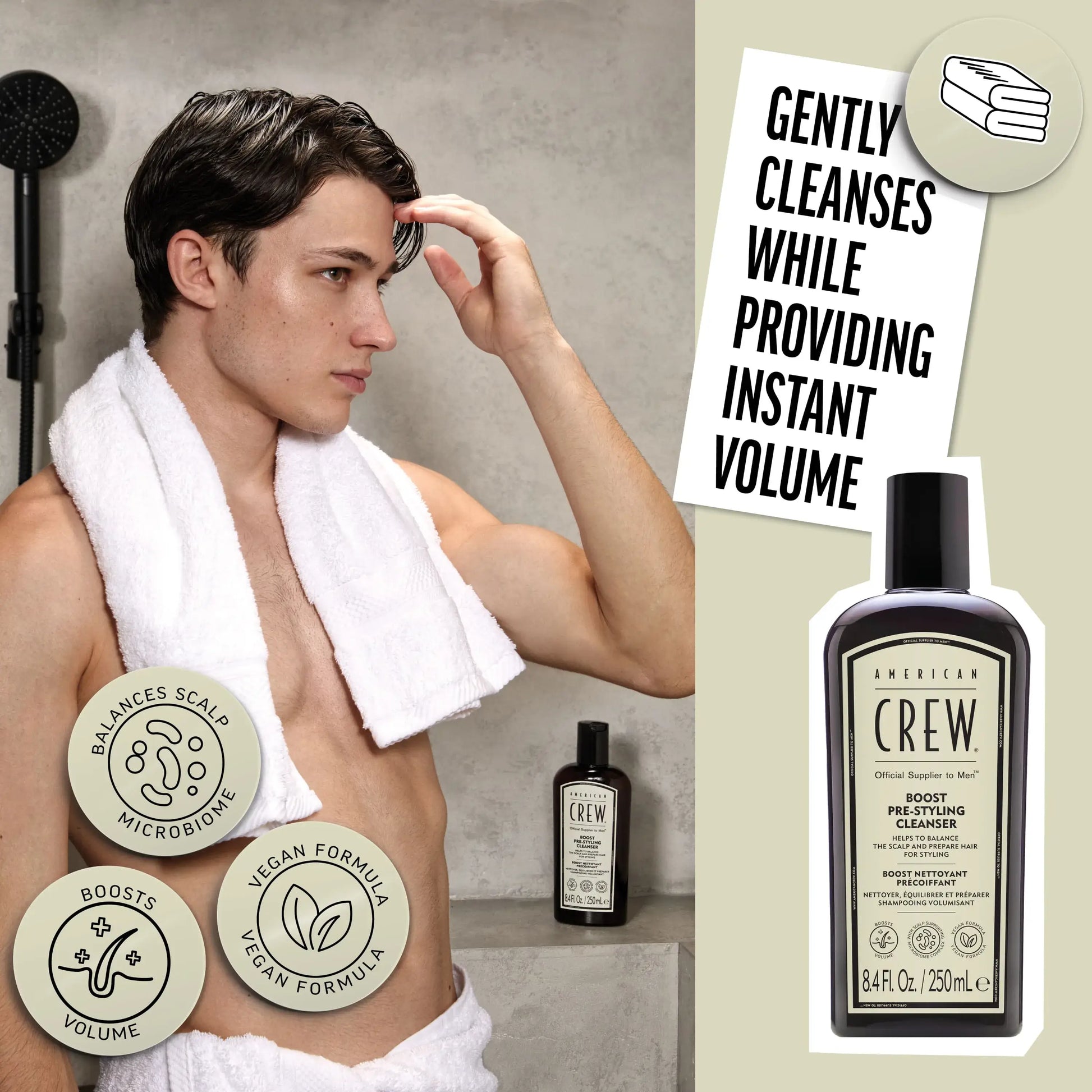 Boost Pre-Styling Shampoo key benefits
