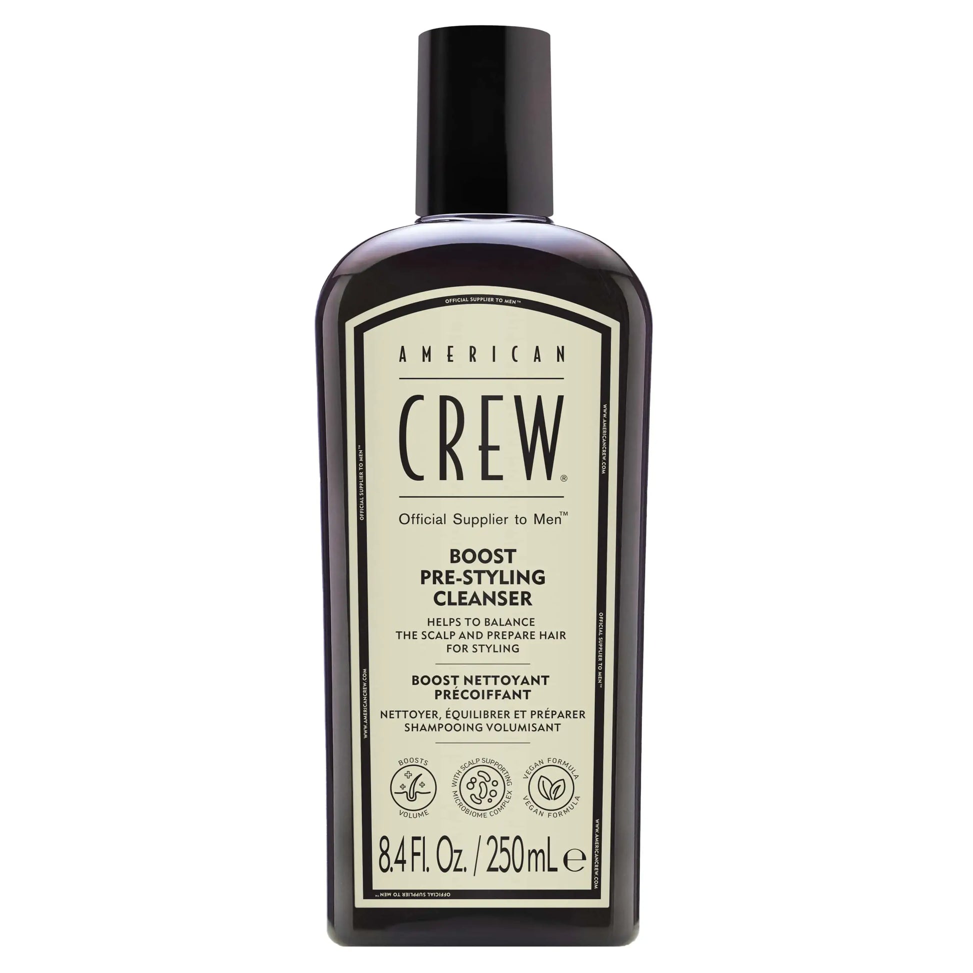 American Crew Boost Pre-Styling Shampoo 250 ml bottle