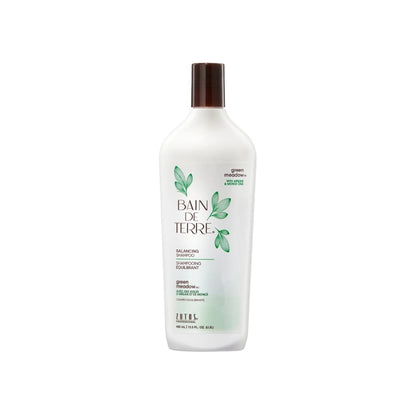 Bain de Terre Balancing Shampoo — current-livery front packshot, plain white background