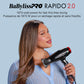 BaBylissPRO Rapido 2.0 Hairdryer – Brushless Digital Motor, Crafted in Italy