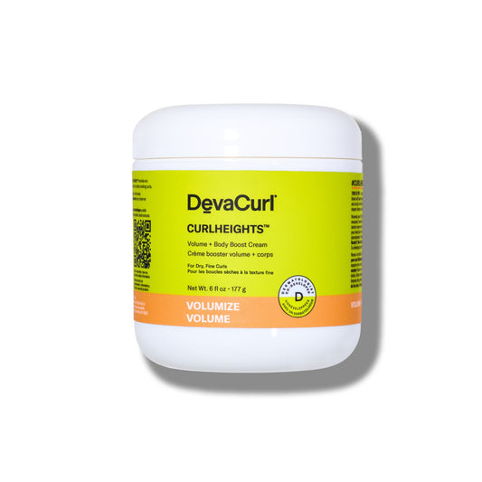 DevaCurl CurlHeights Volume + Body Boost Cream – Lightweight Volumizing Styler