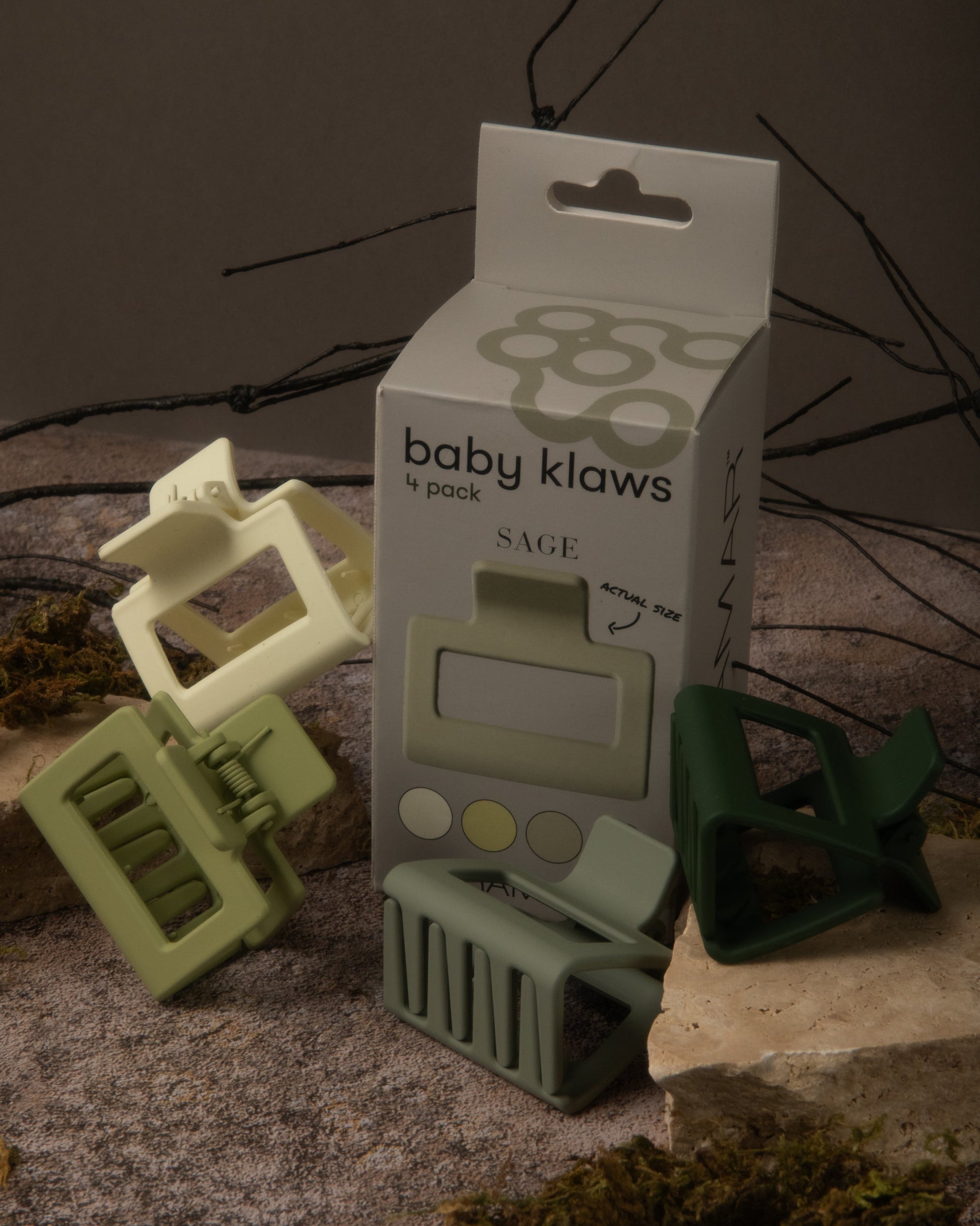 Framar Sage Baby Klaws Clips – 4 Pack