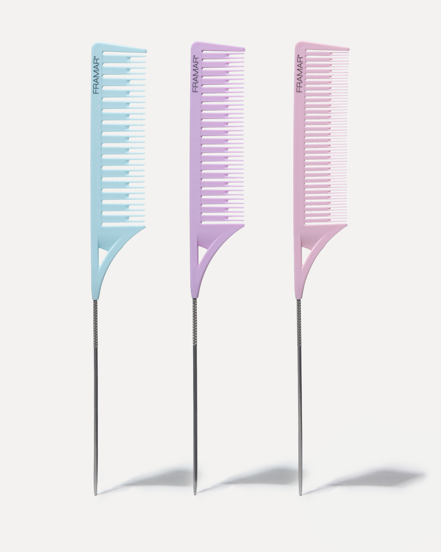 Framar Dreamweaver Pastel Highlighting Combs – 3 Piece Set