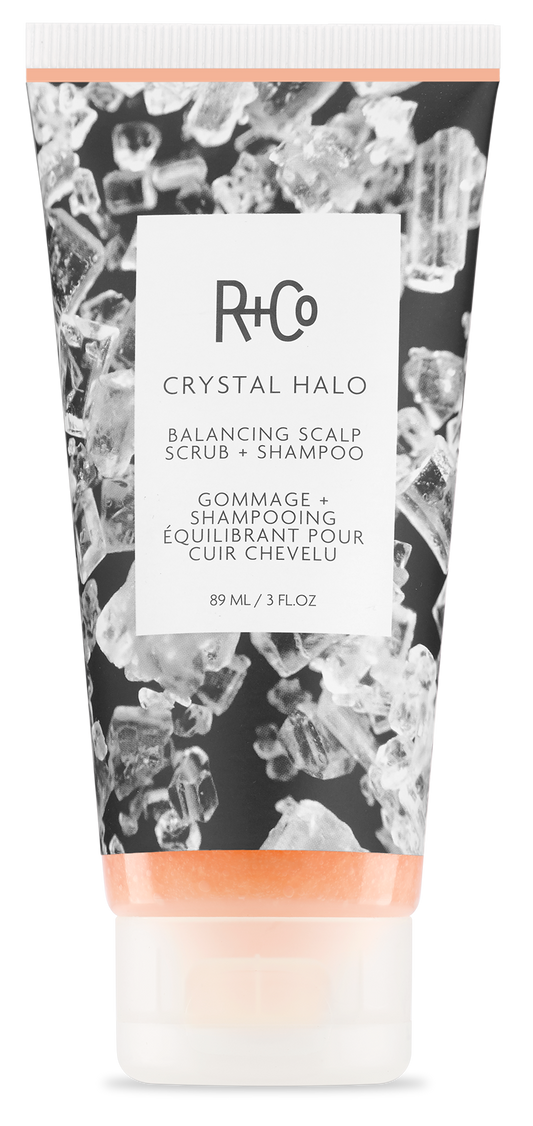 R+CO-Crystal Halo Balancing Scalp Scrub + Shampoo 3oz