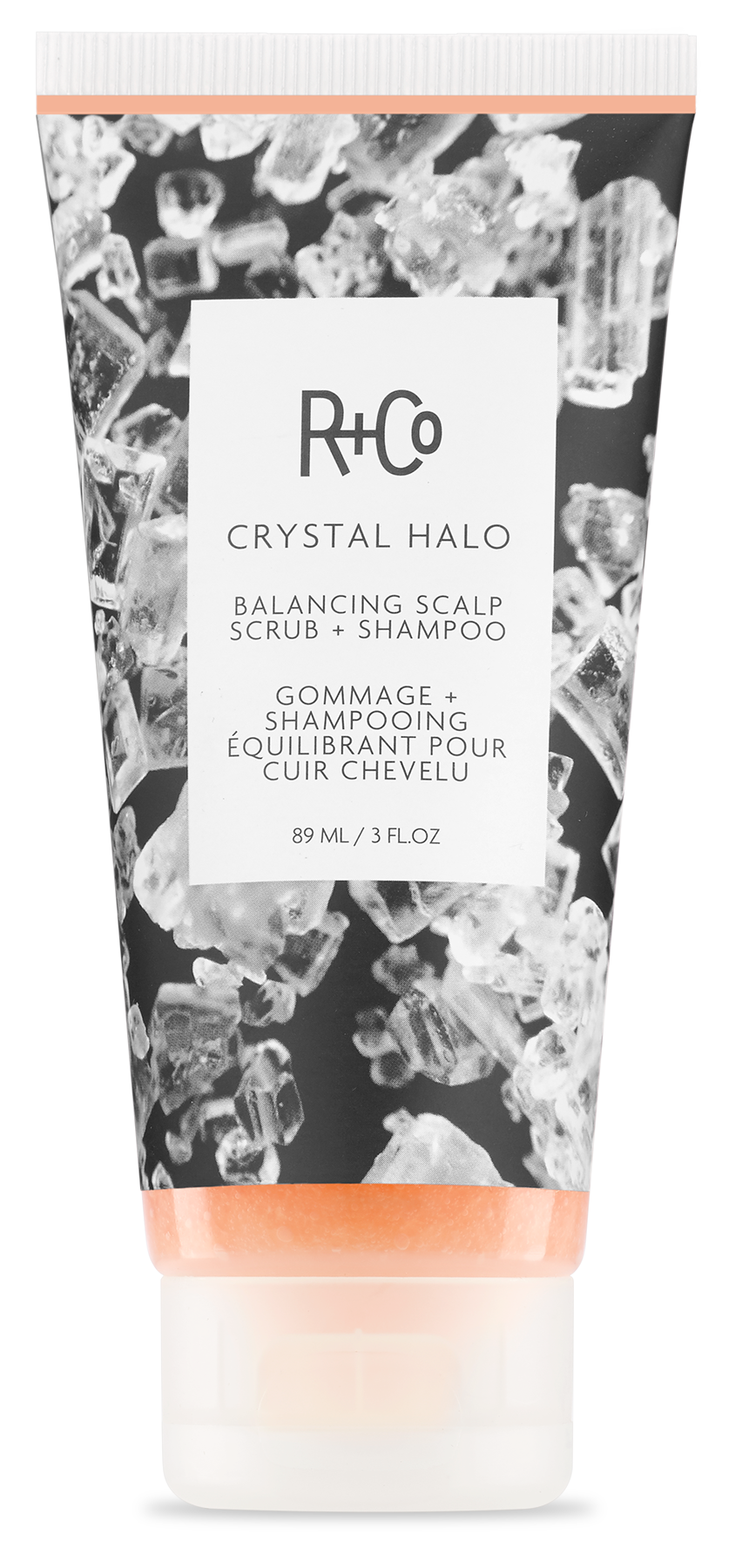 R+CO-Crystal Halo Balancing Scalp Scrub + Shampoo 3oz