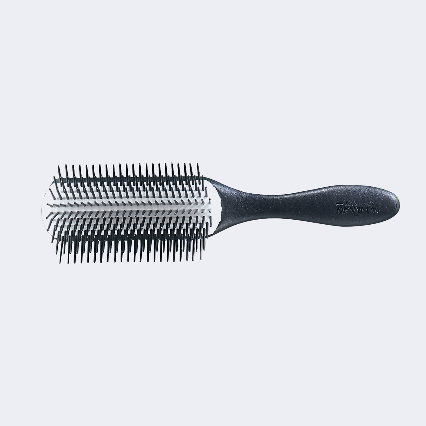 Denman 9-Row Styling Brush – Textured Handle / Brosse coiffante Denman à 9 rangées – manche texturé