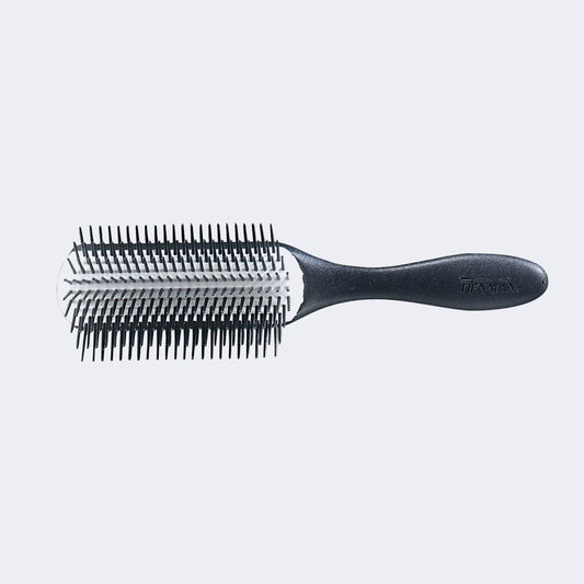Denman 9-Row Styling Brush – Textured Handle / Brosse coiffante Denman à 9 rangées – manche texturé