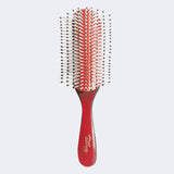 Dannyco 9-Row Cushion Brush – Ball-Tipped Nylon Bristles / Brosse coussinée Dannyco à 9 rangées – soies de nylon à bouts arrondis