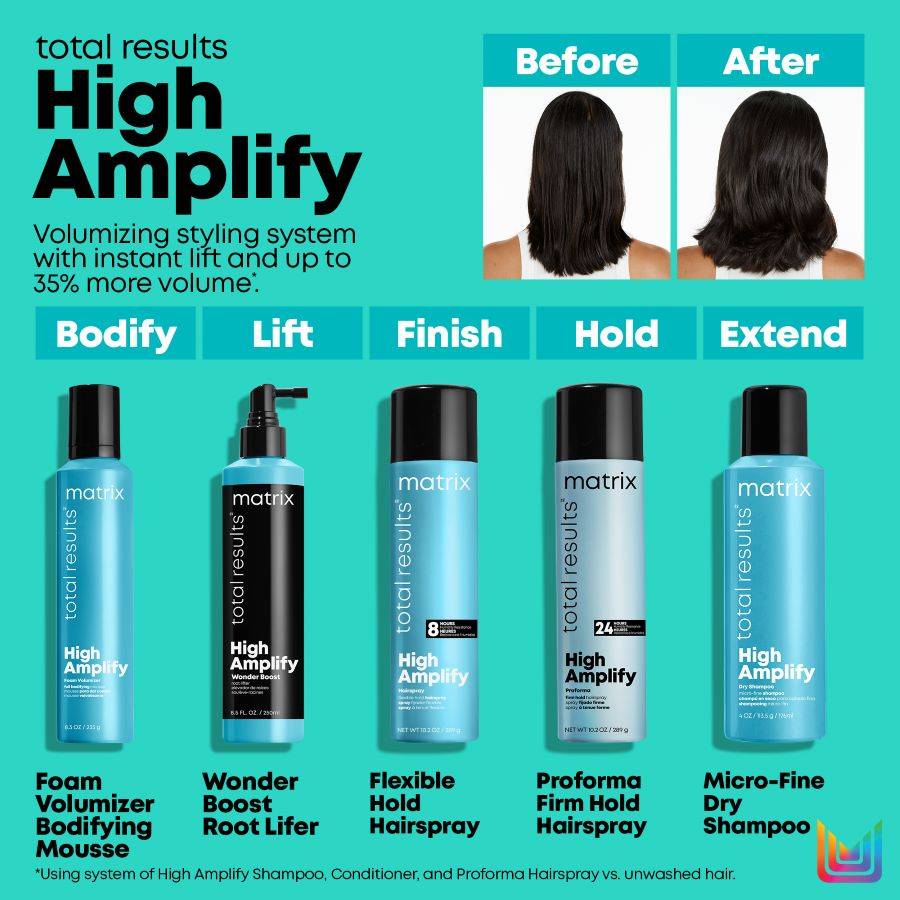 Matrix - Total Results - High Amplify - Laca para el cabello Fijación flexible |10.2oz|