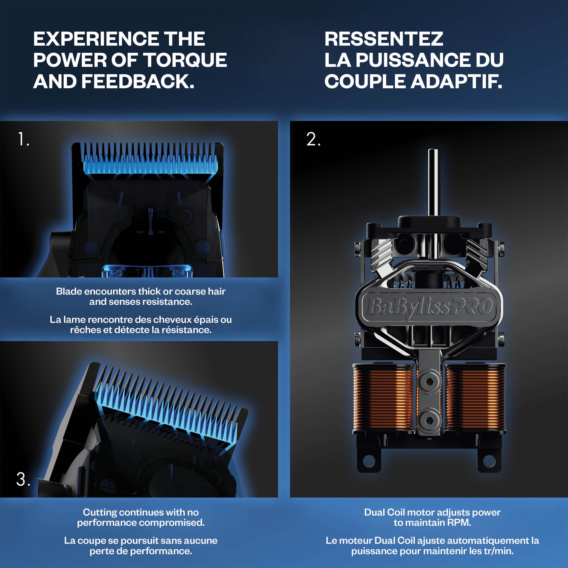 BaBylissPRO Dual-Coil Motor Clipper – 9,500 RPM Linear Motor, MIM SPACE Blade